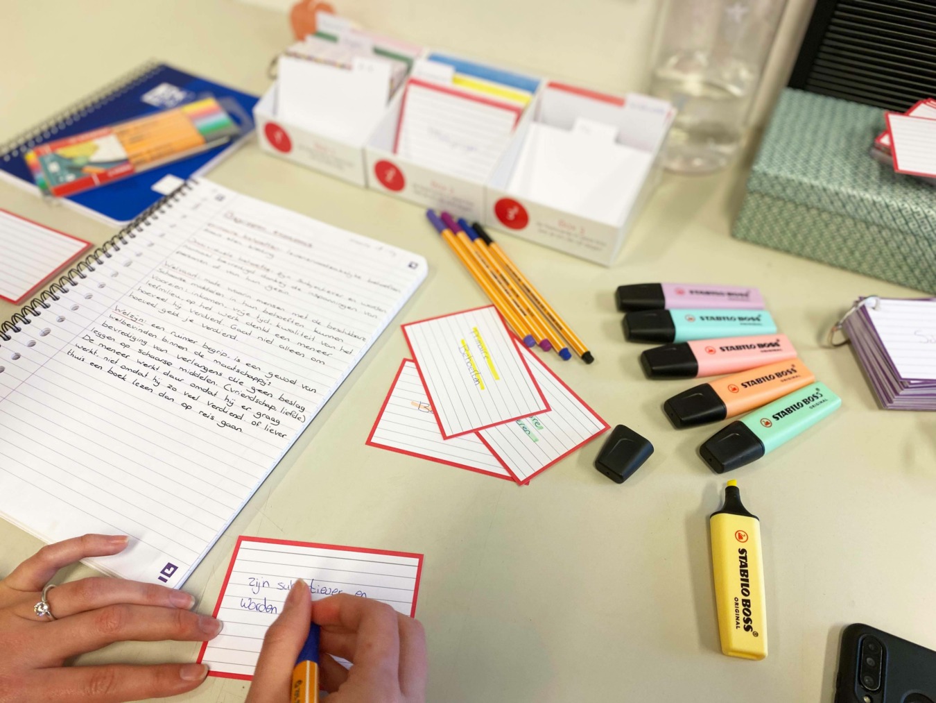 Leitner Flashcards selbst schreiben