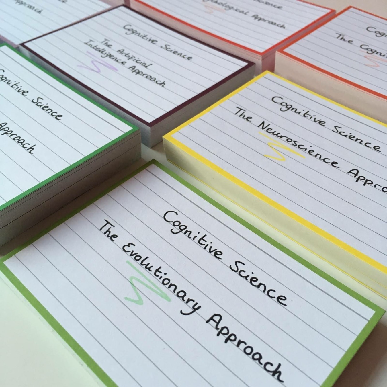 Flashcards Cognitive Science