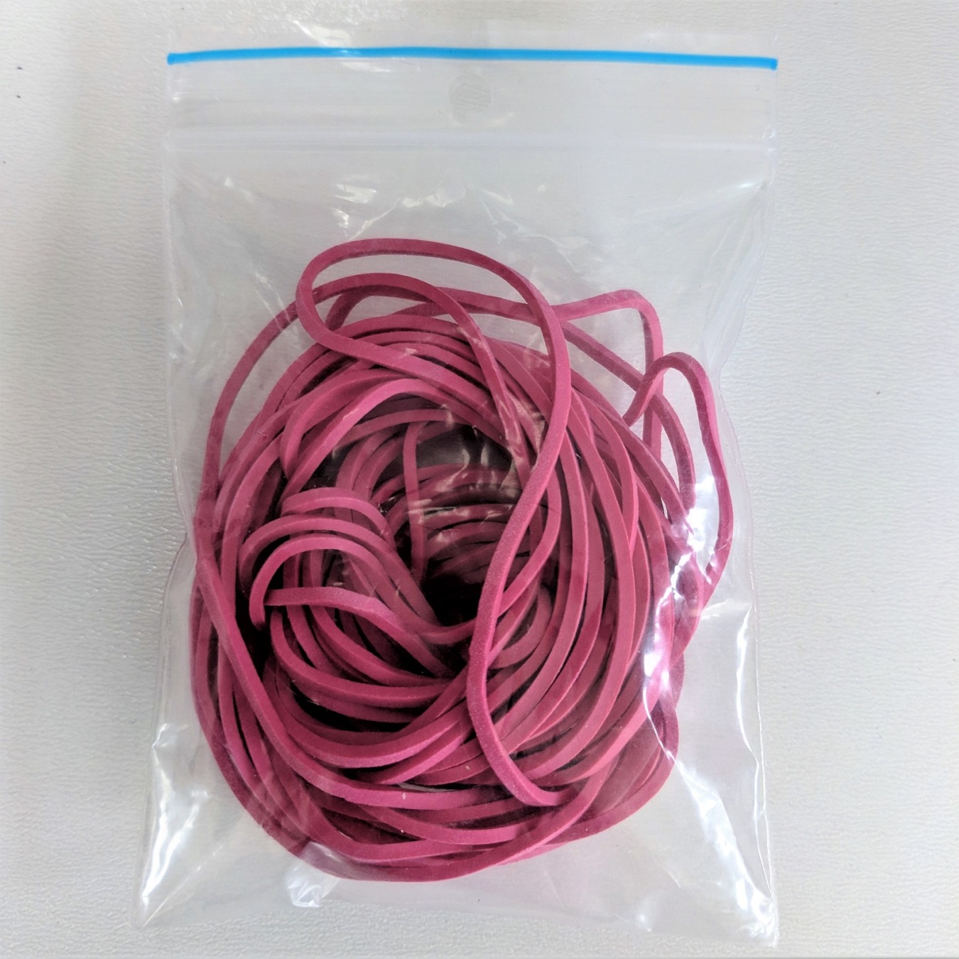 Gummiband für Flashcards - 25er Set Pink