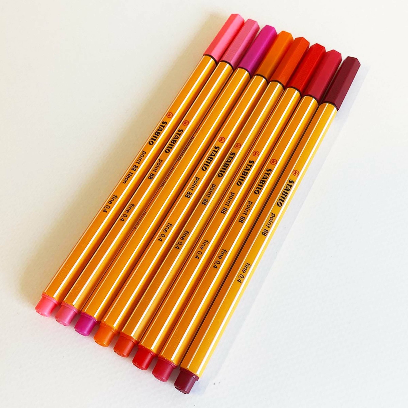 STABILO point 88 Fineliner 8er Etui Rottöne 3