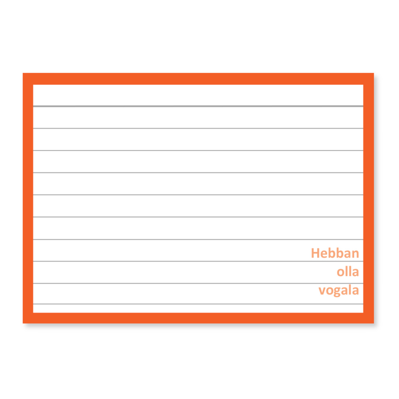 Leitner Flashcards Karteikarten Niederländisch A7 liniert