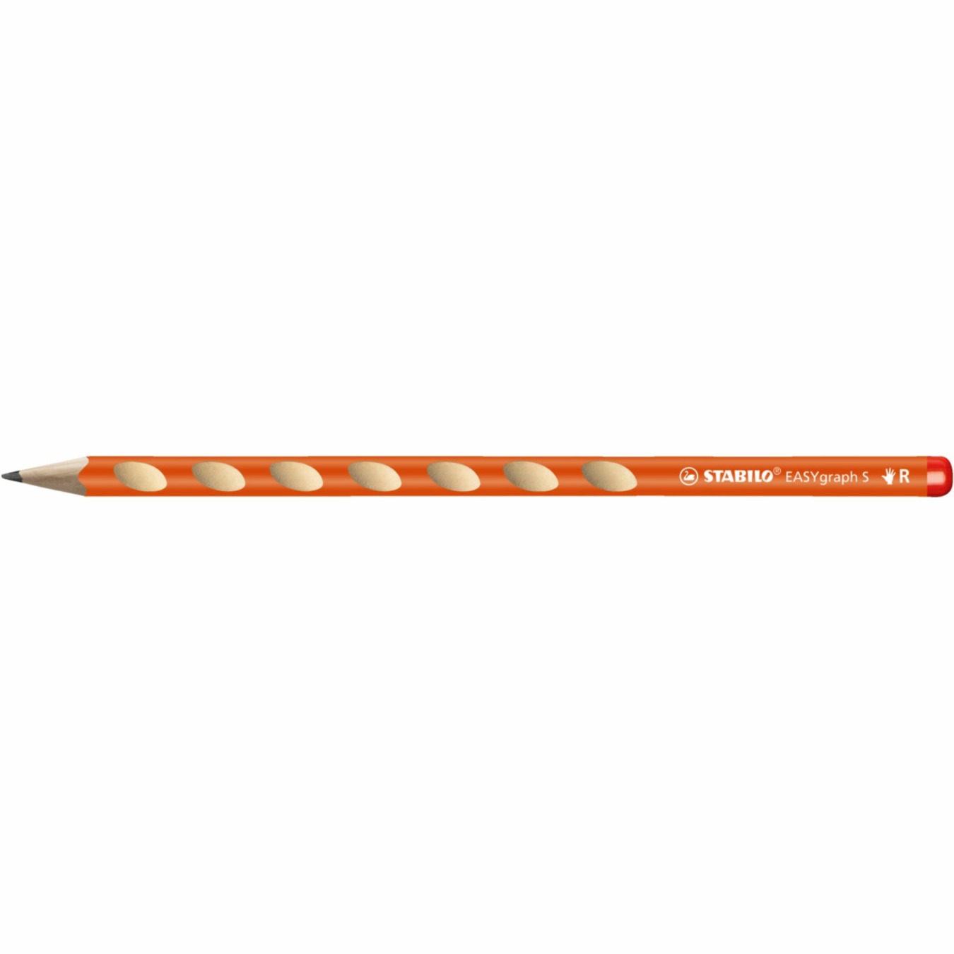 STABILO EASYgraph S Dreikant-Bleistift für Rechtshänder orange