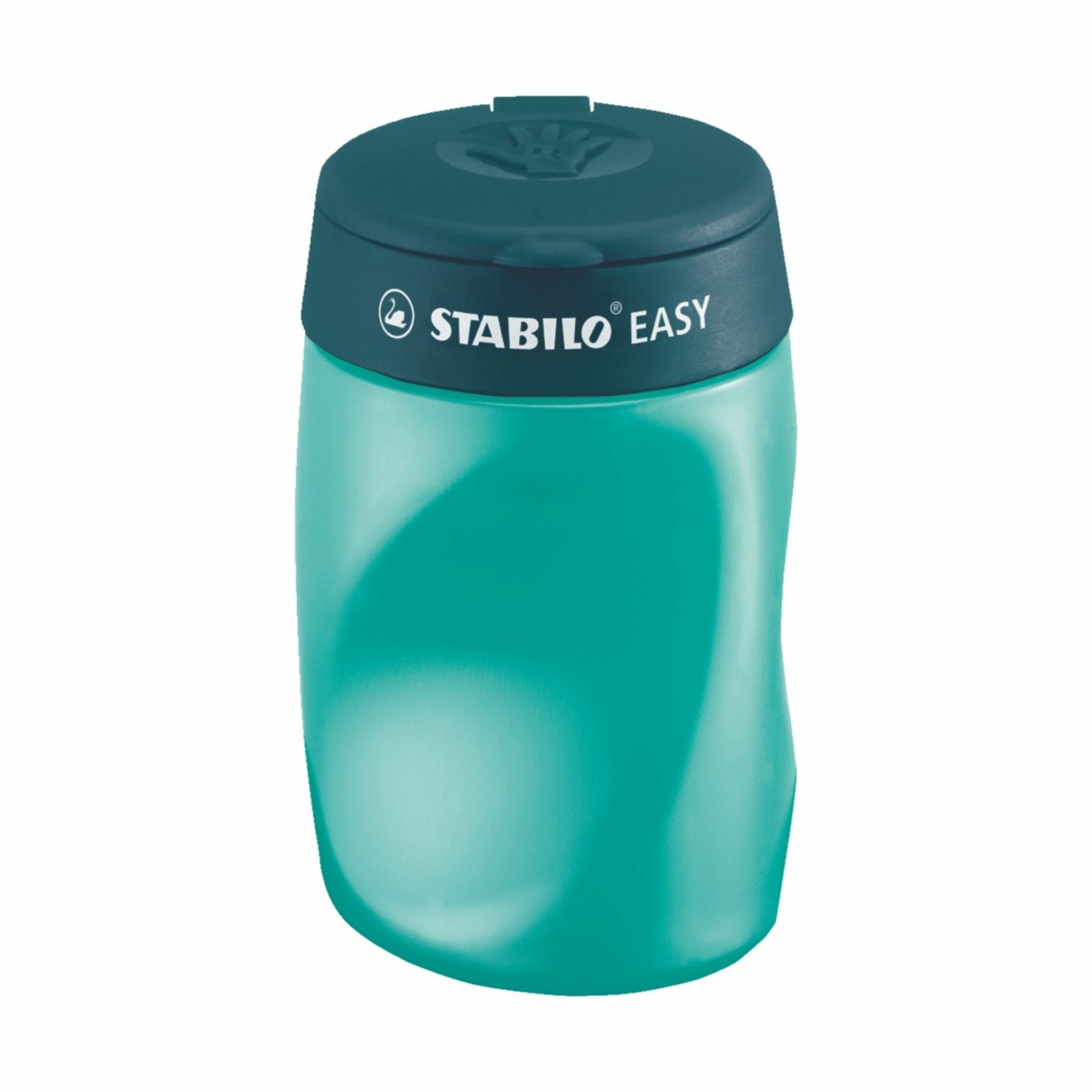 STABILO EASYsharpener Dosen-Spitzer für Rechtshänder – 3 in 1 petrol - haupt