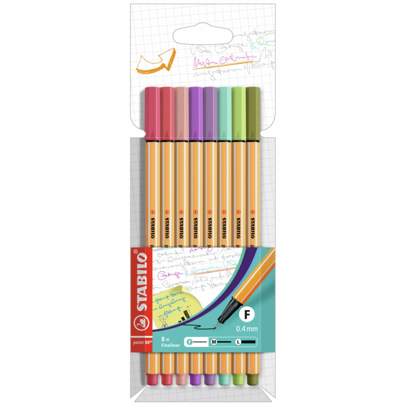 STABILO Point 88 Fineliner 8er Pack