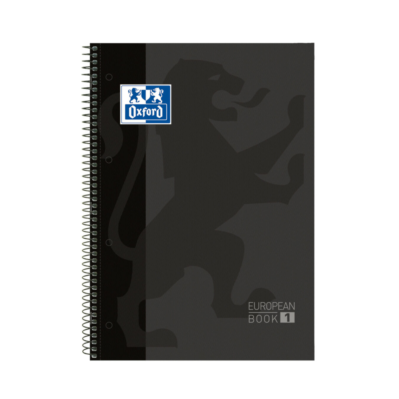 Oxford A4+ European Book 1 Hard Cover Liniert Schwarz