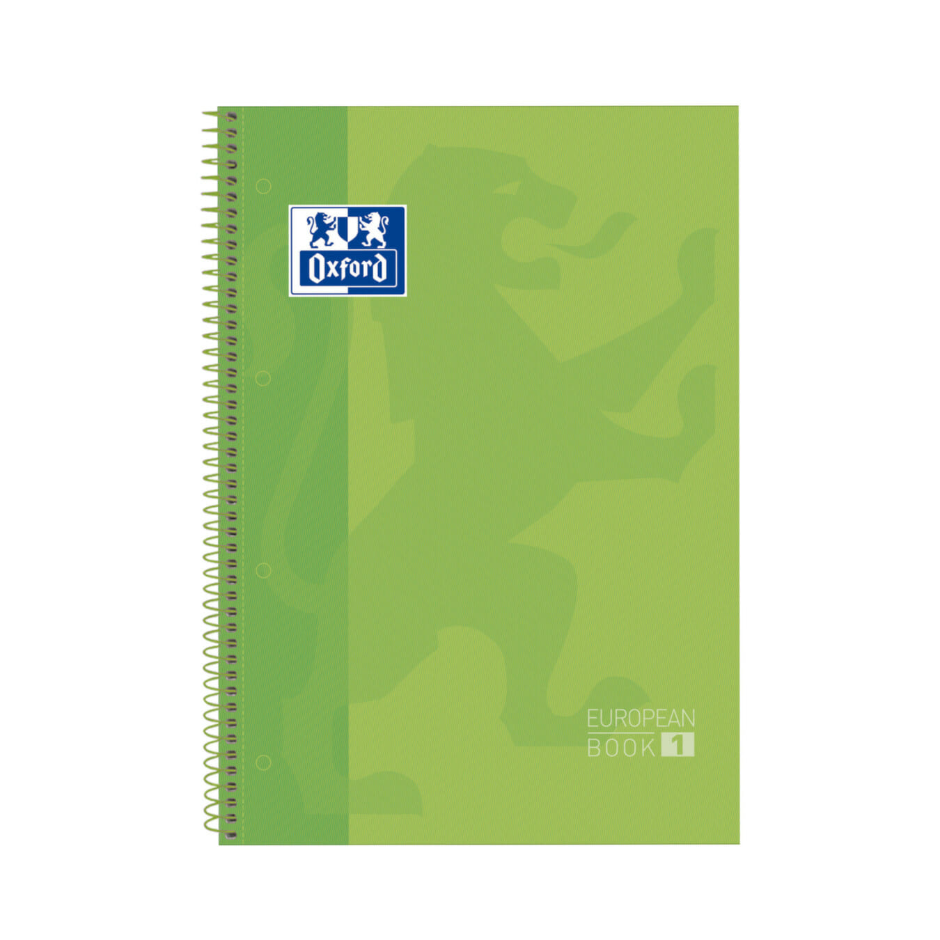 Oxford A4+ European Book 1 Hard Cover Liniert Grün