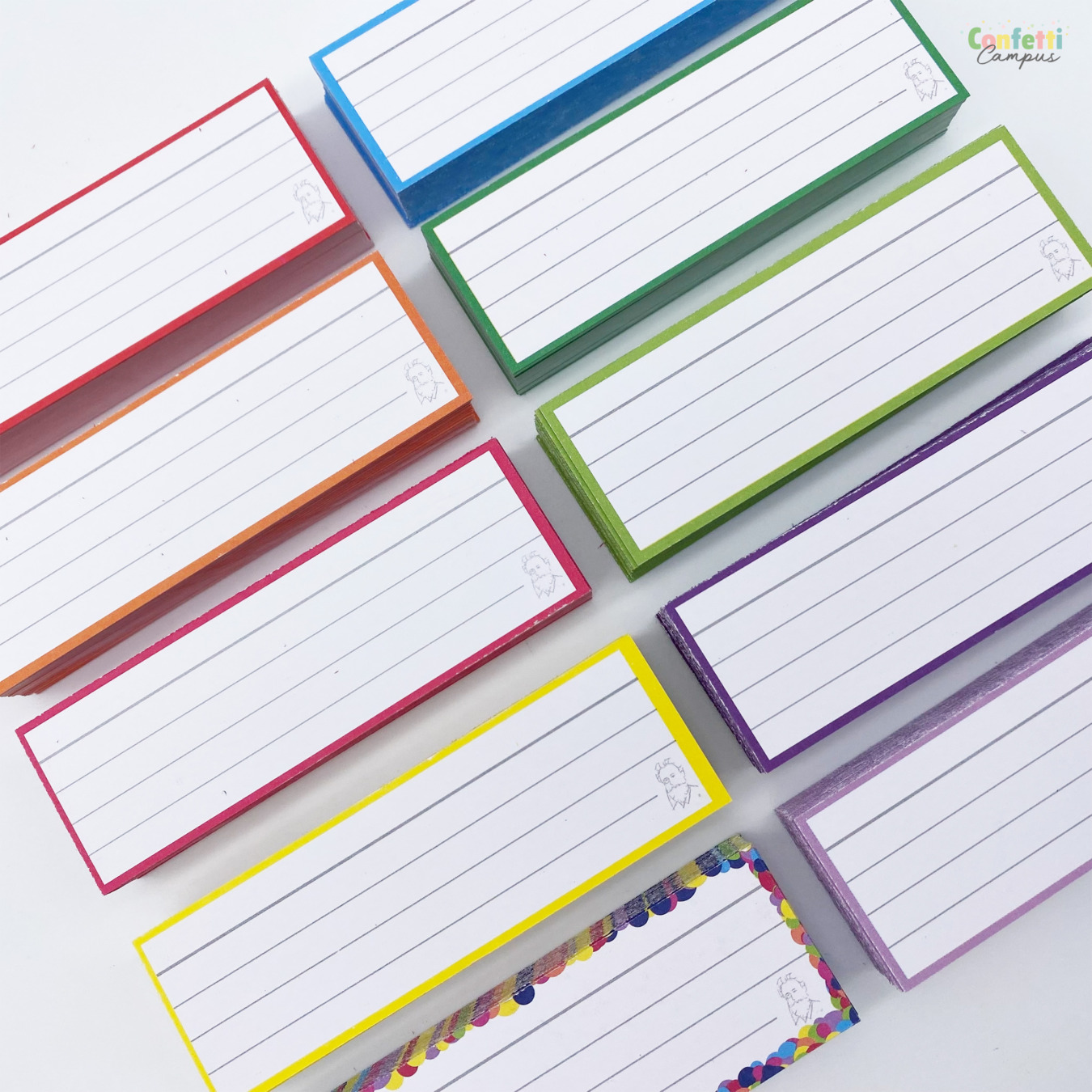 Colour Pack 500 Halbe Leitner Flashcards