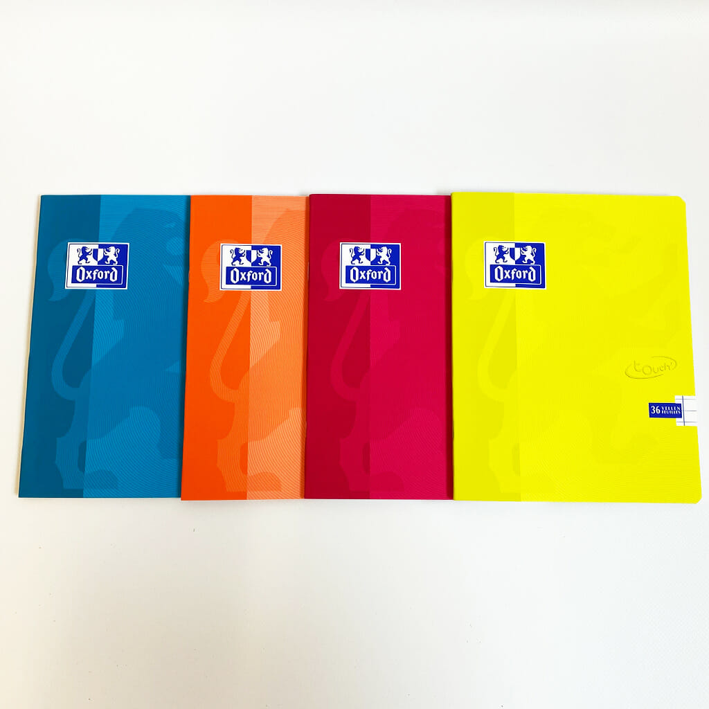 Oxford Touch A5 Schulheft Farben