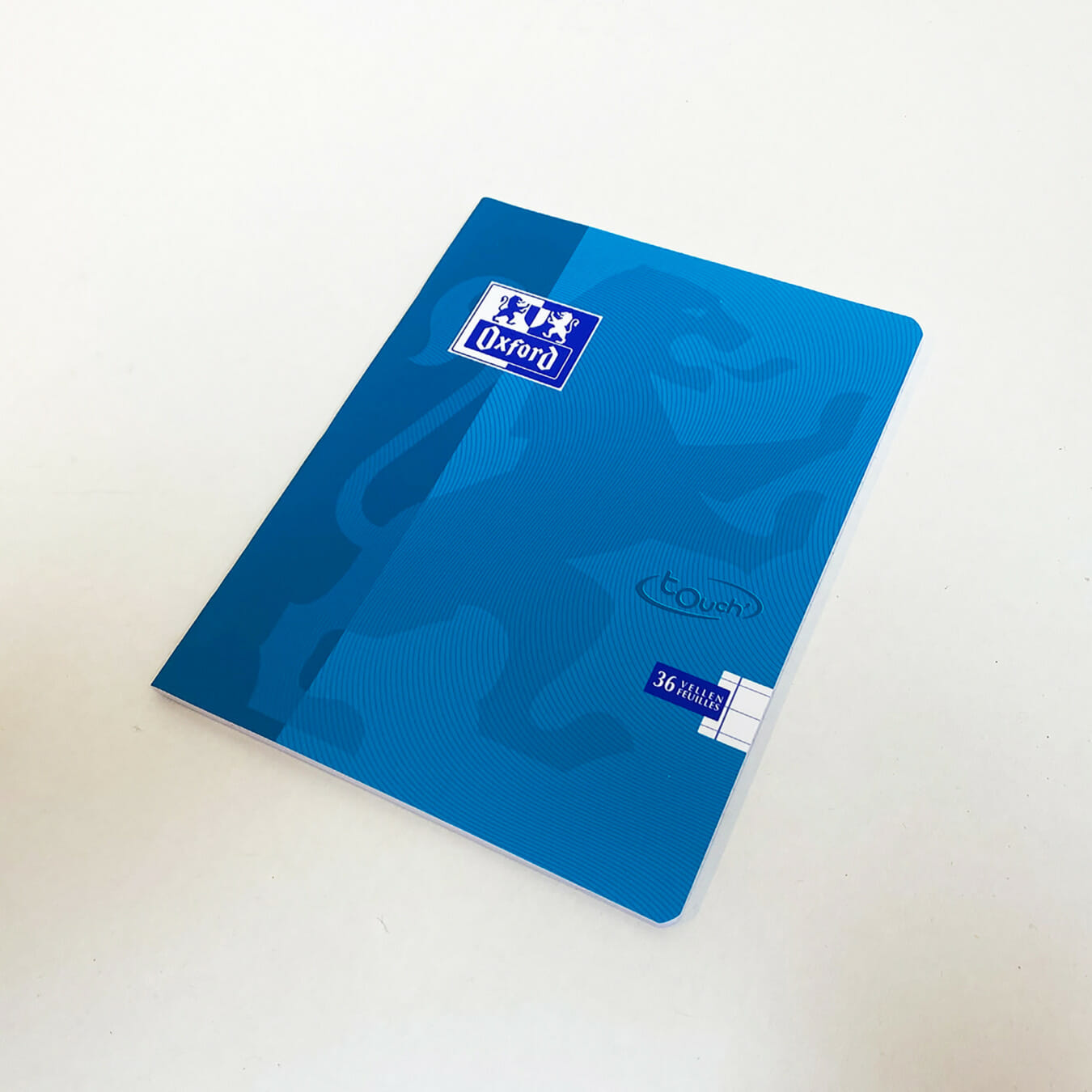 OXFORD Touch Schulheft A5 liniert aqua side