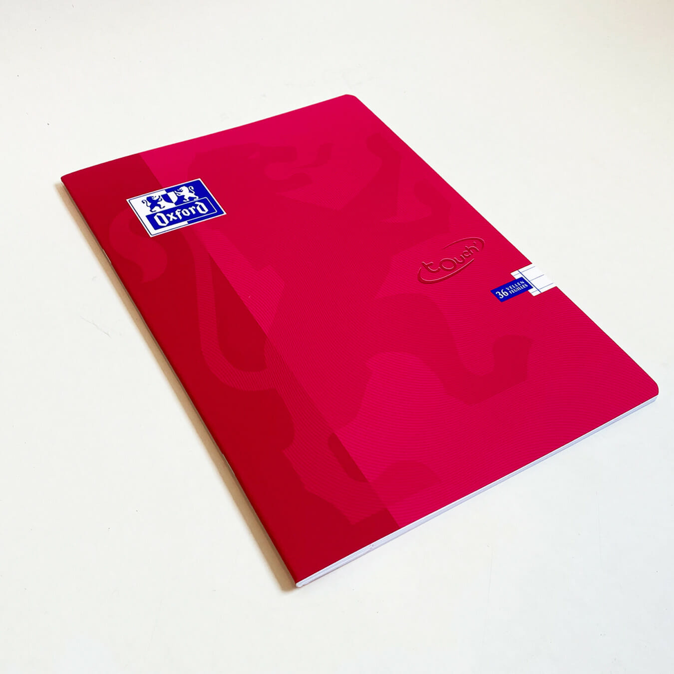 Oxford Touch Schulheft A4 liniert fuchsia side