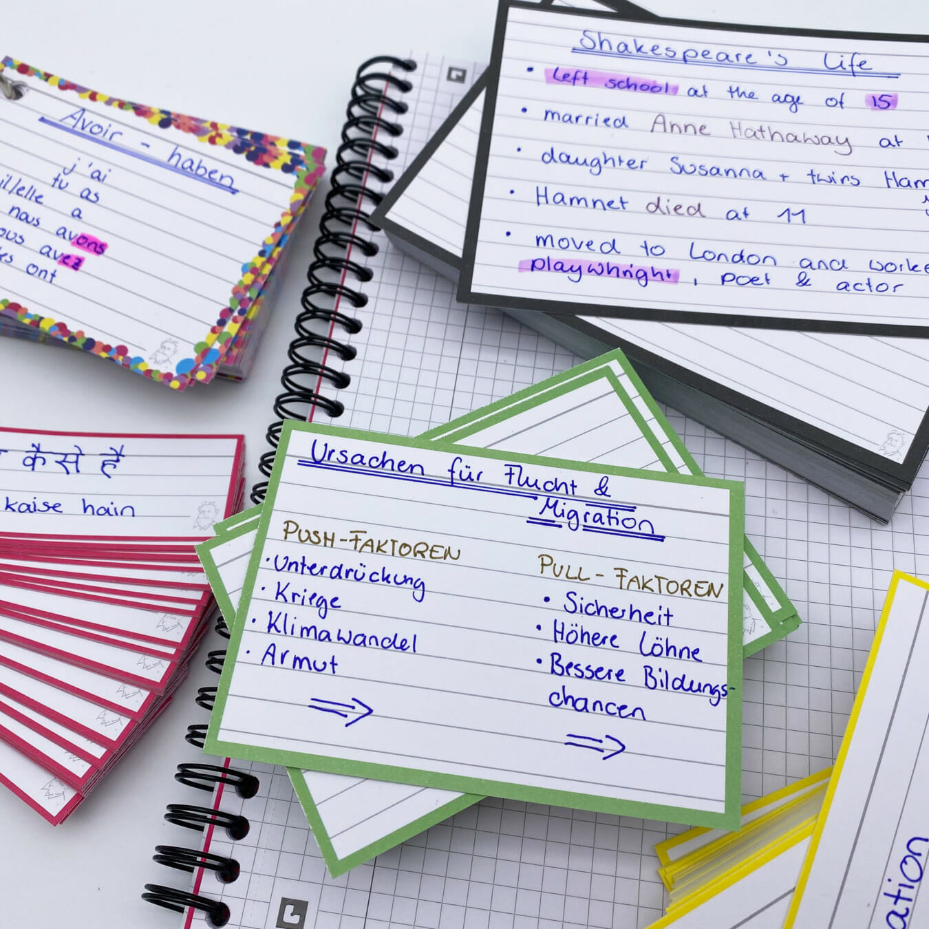 Besser lernen mit Flashcards