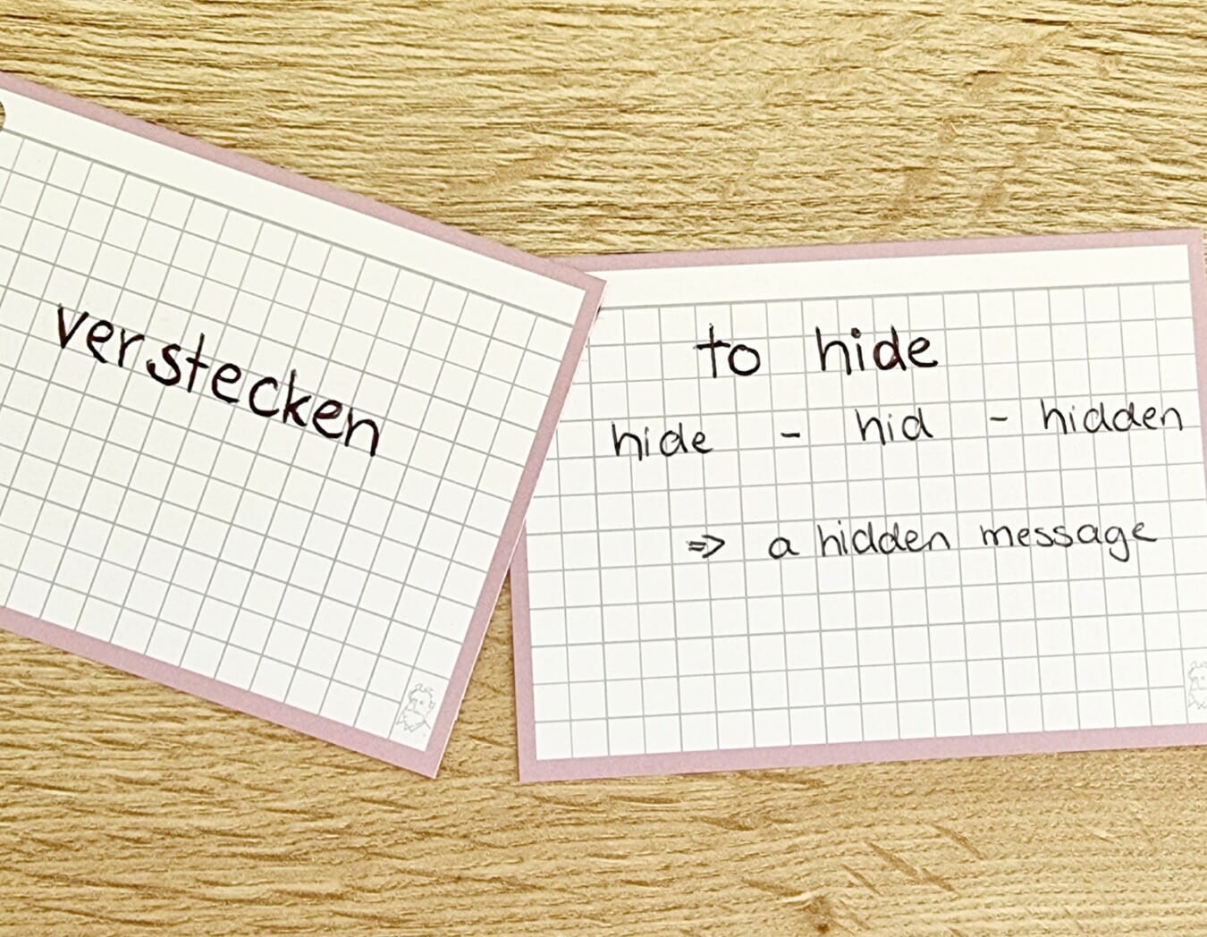mit Karteikarten Vokabeln lernen