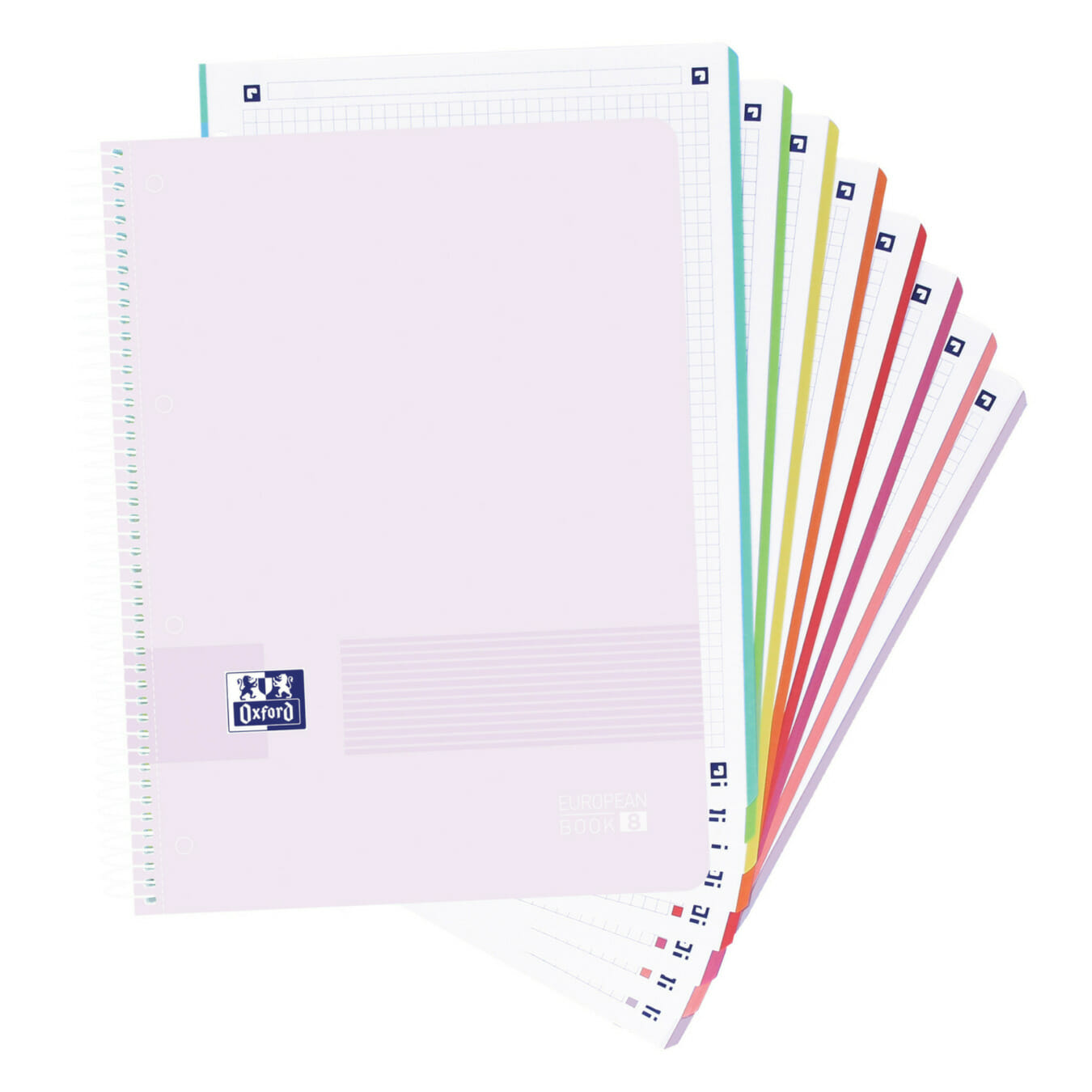 European Book 8 Pastell Lila