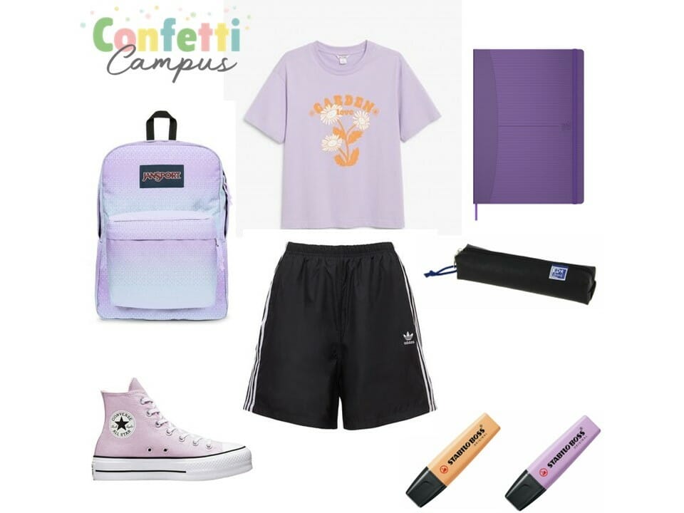 Sportliches Teenager Outfit Schule