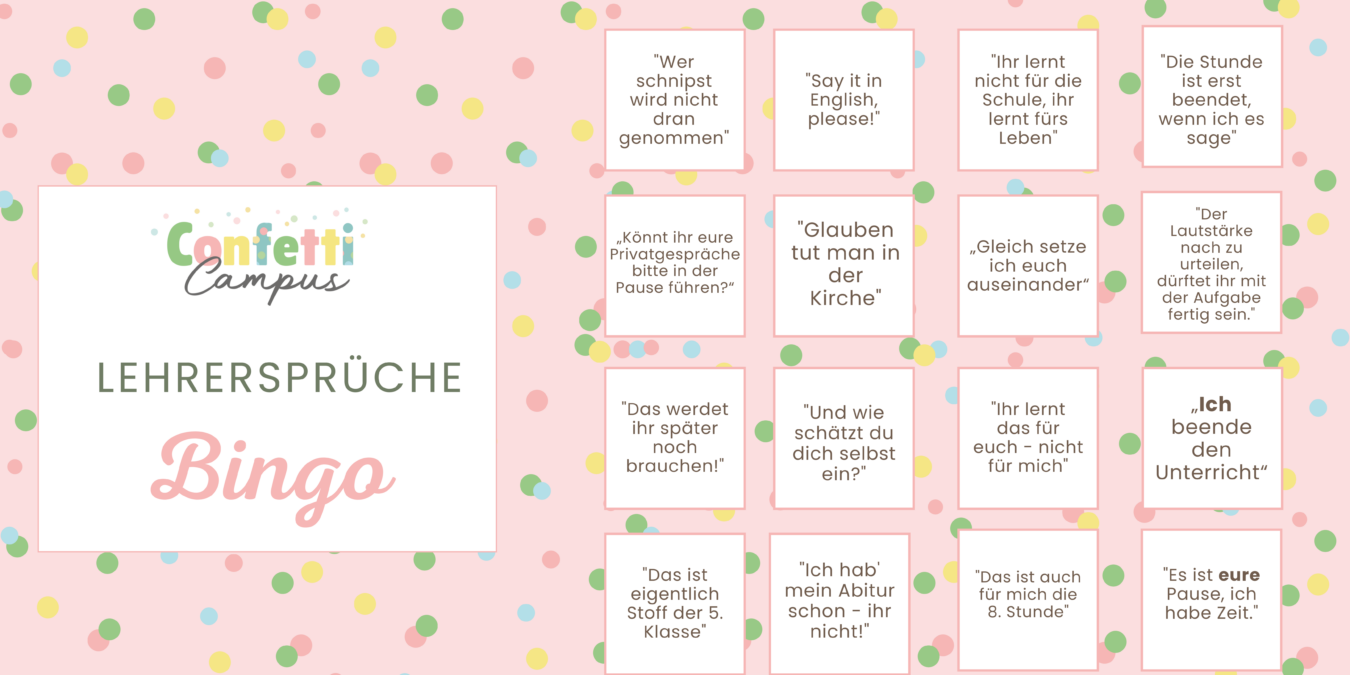 nervige lehrersprüche