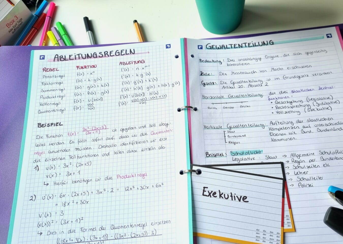 lernzettel ideen