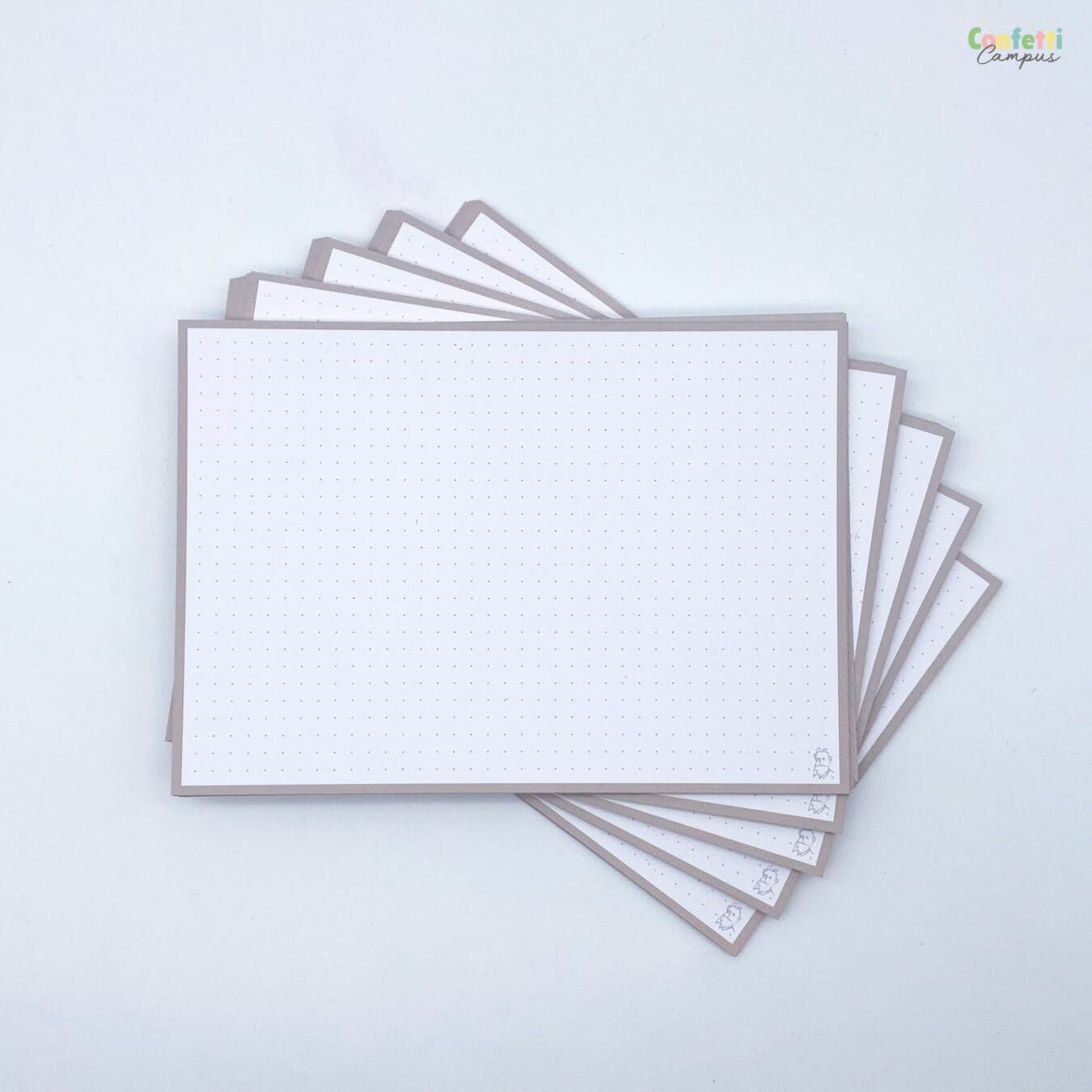 Schöne Karteikarten punktkariert A5 Format
