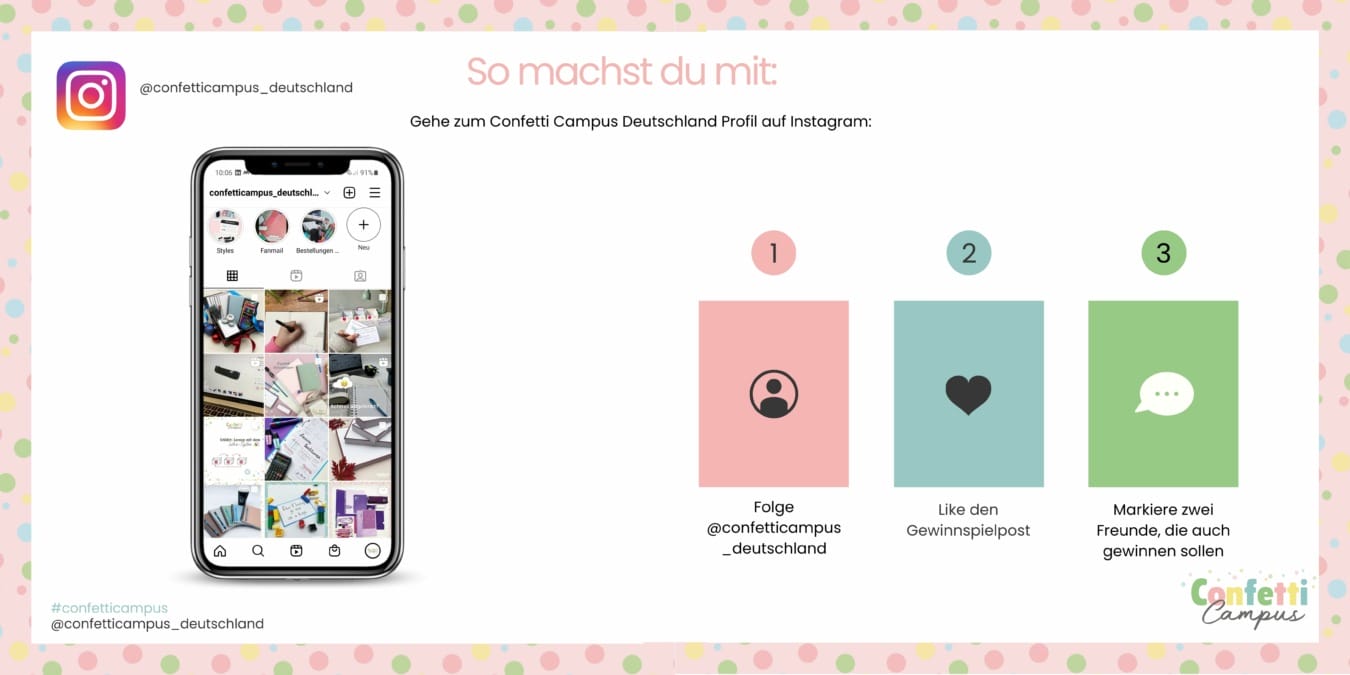 Confetti Campus gewinnen