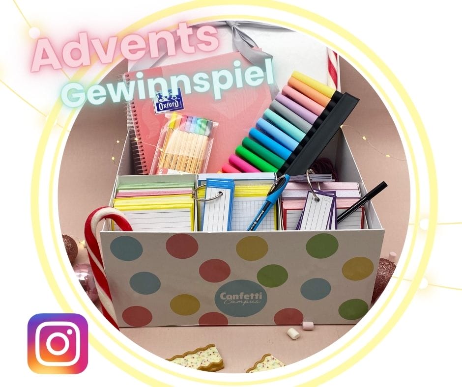 Advents Gewinnspiel Confetti Campus