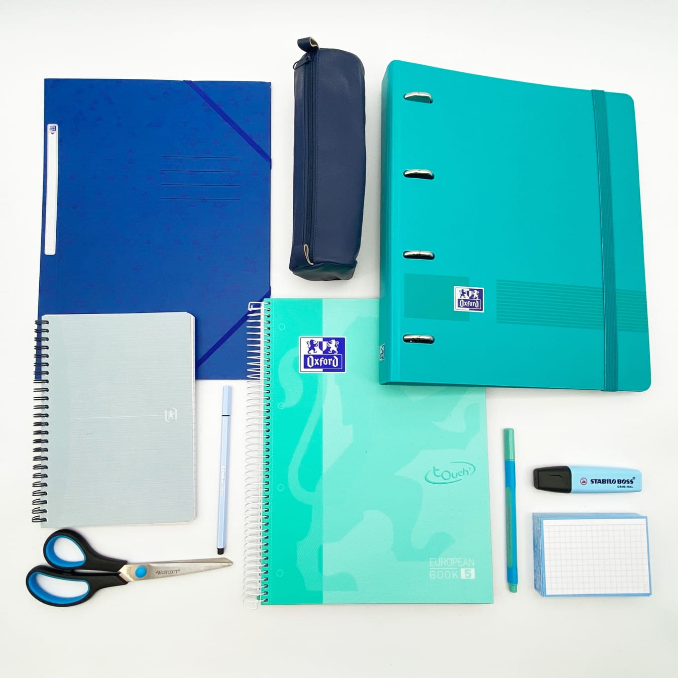 Schulsachen nach Farbe kaufen blau