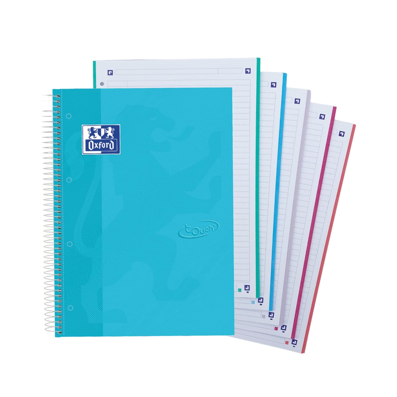 Oxford European Book 5 liniert blau pastell