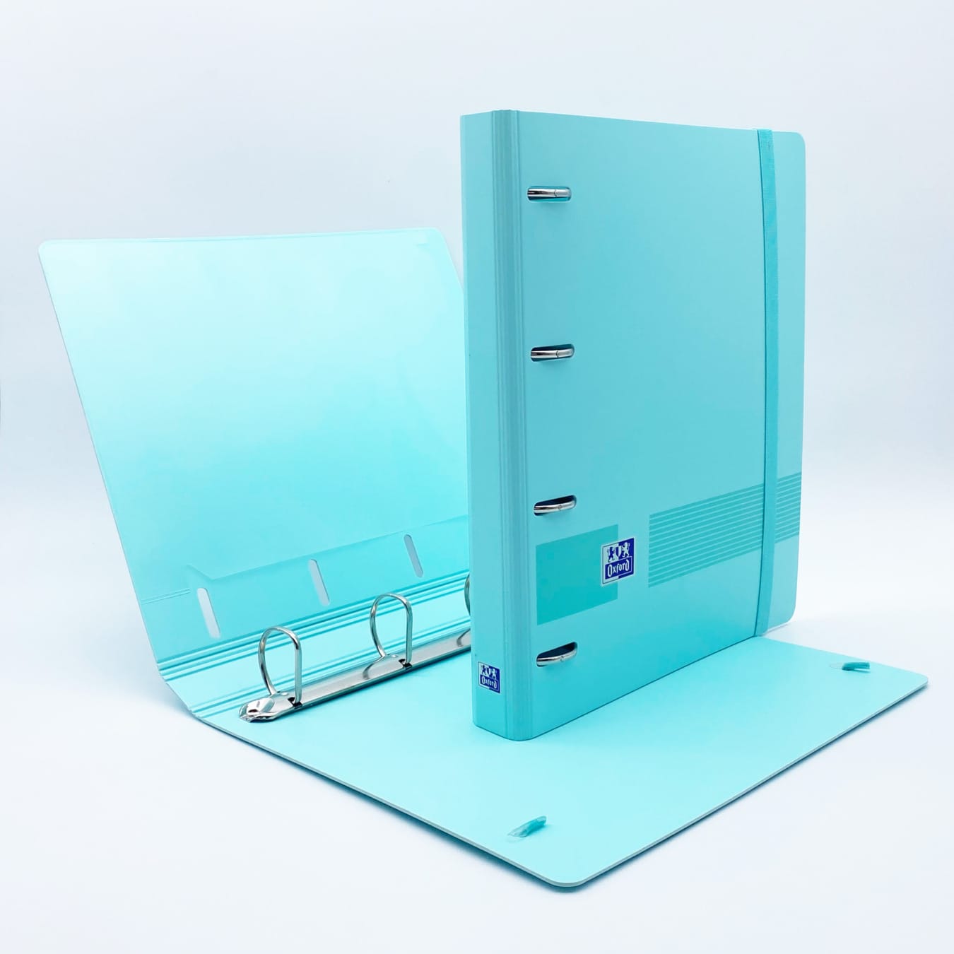 Schmaler Ordner für die Uni Pastell Blau