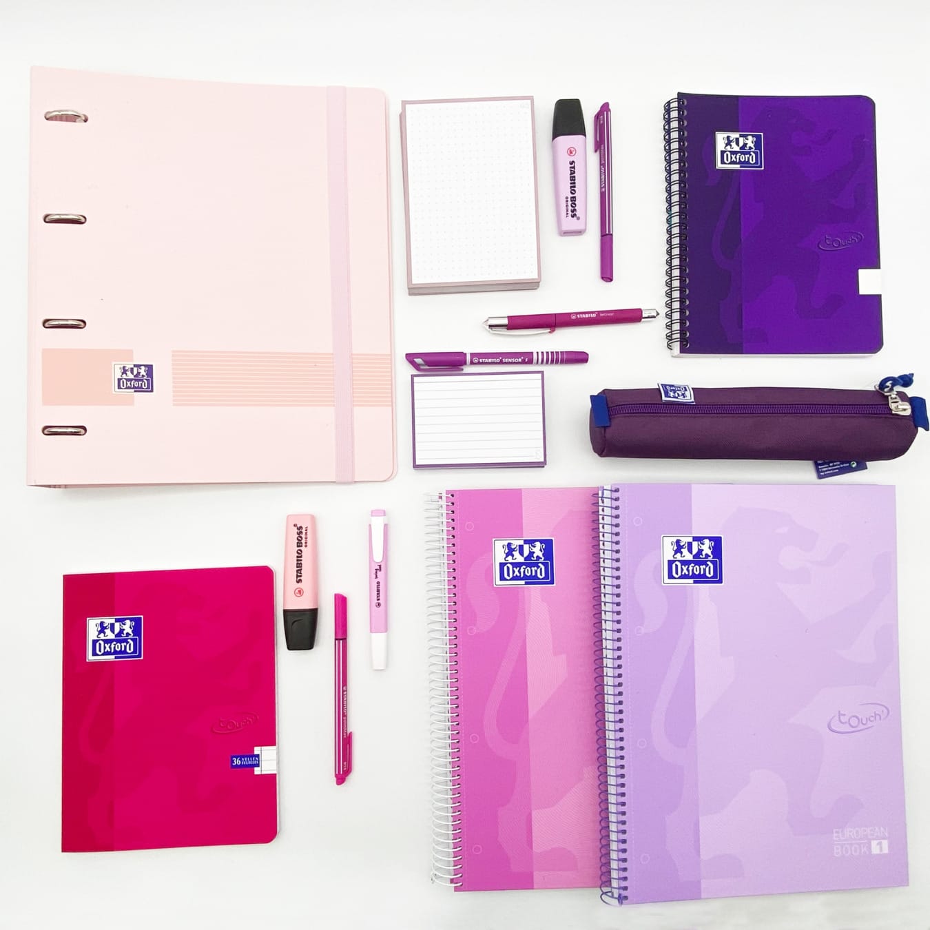 Schulsachen nach Farbe kaufen pink