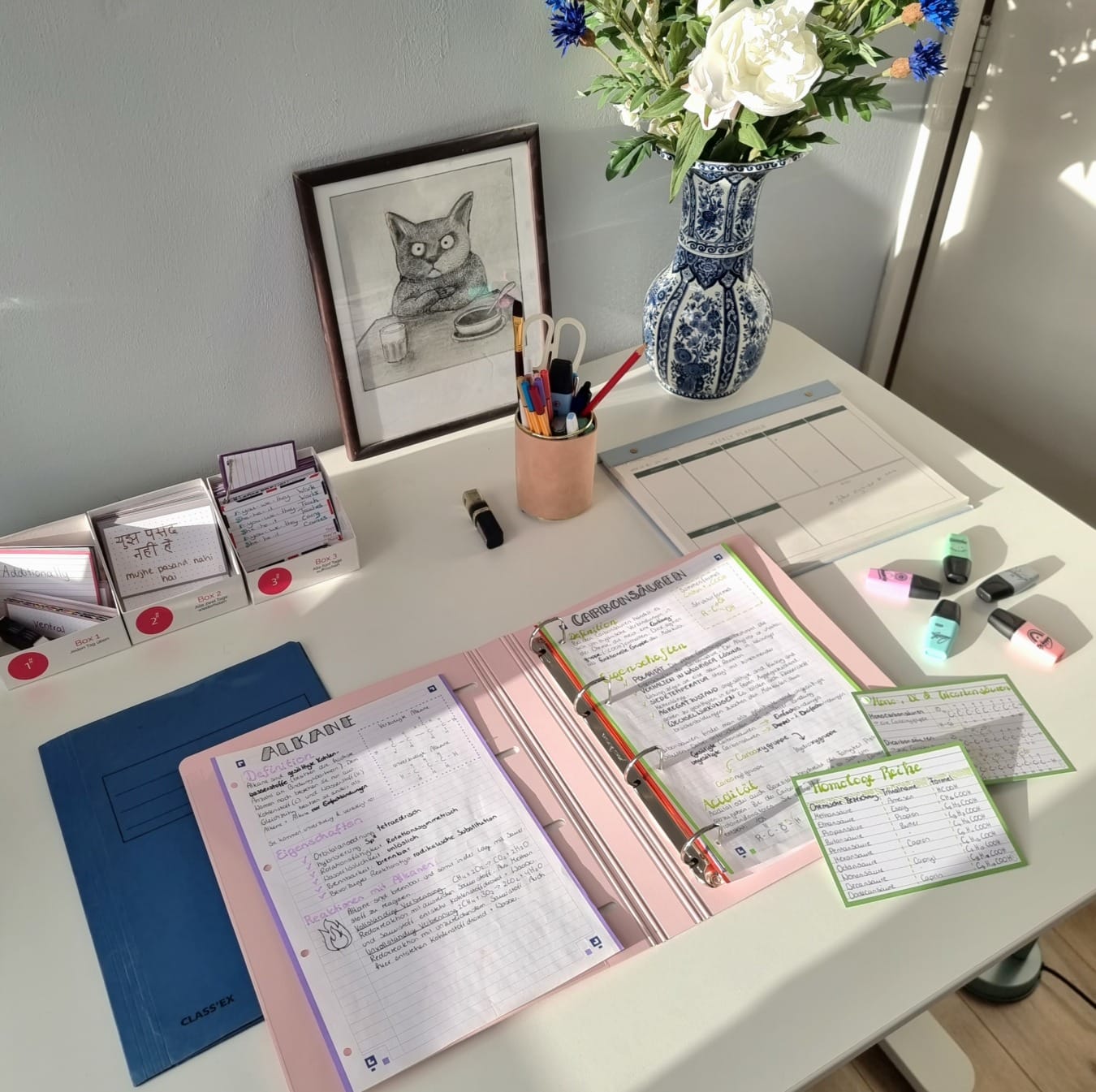 Schreibtisch-einrichten-studium