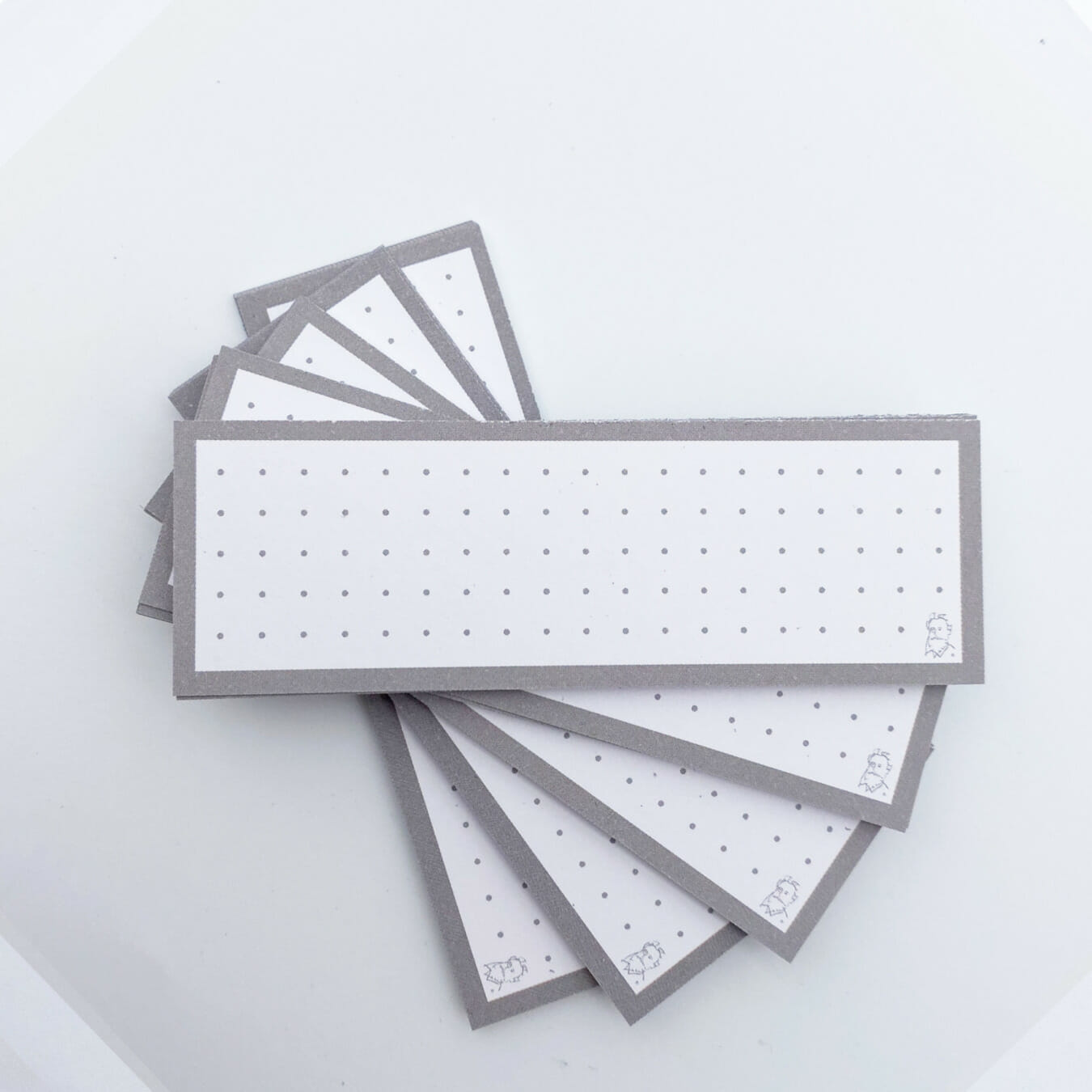 Leitner Flashcards Karteikarten Vokabeln Dotted grau