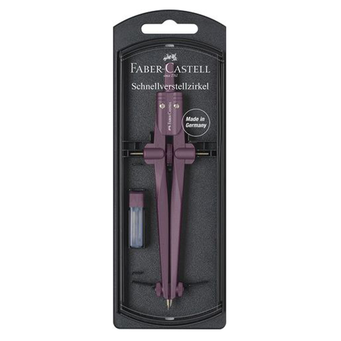 Faber Castell Zirkel Dunkelrot