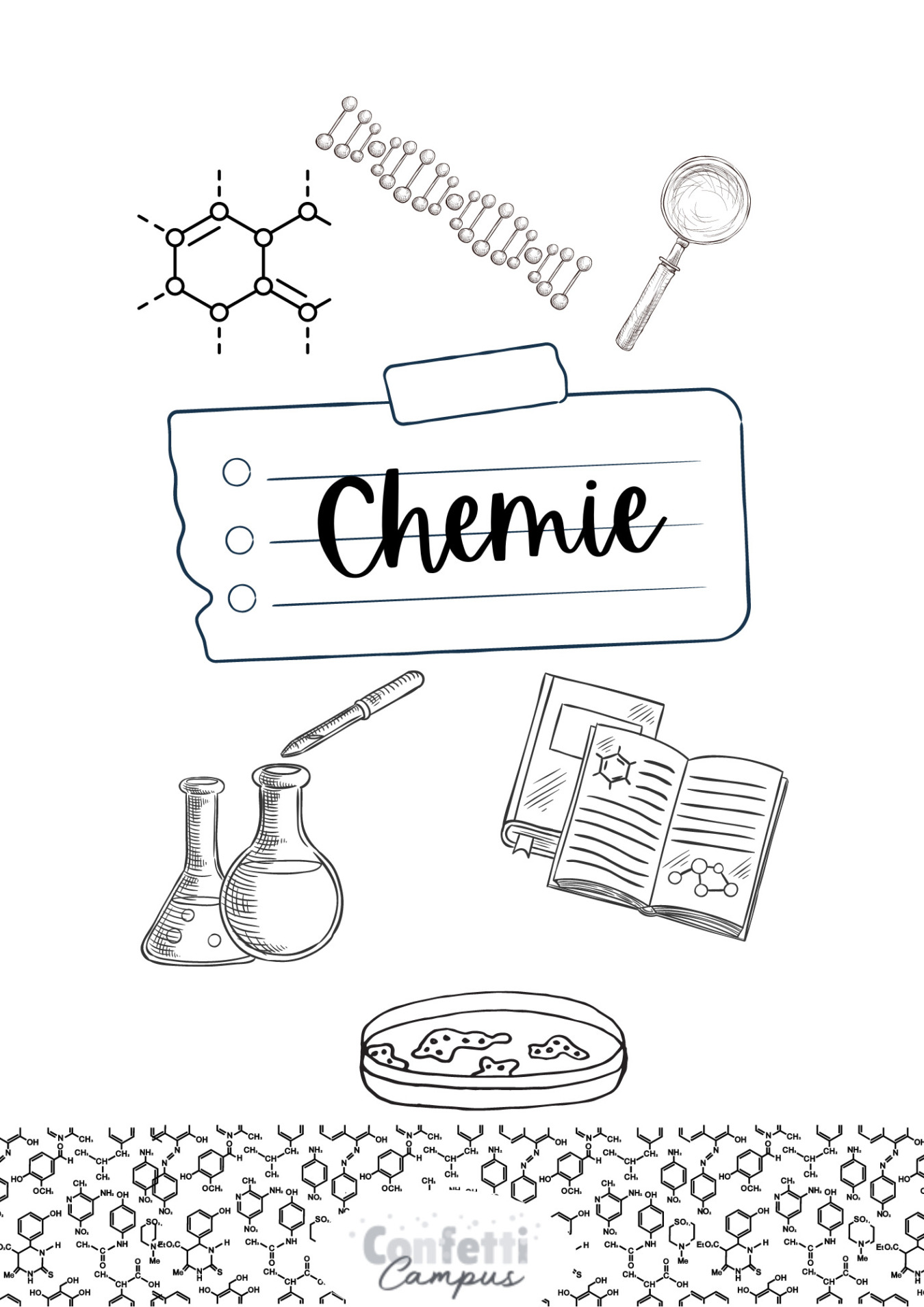 Titelblatt Chemie gestalten