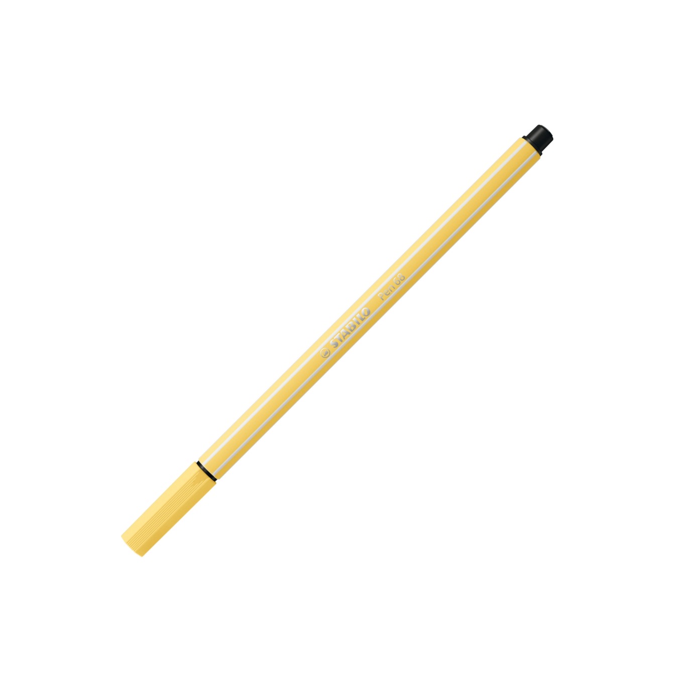 STABILO Pen 68 Premium-Filzstift Einzelstift Hellgelb