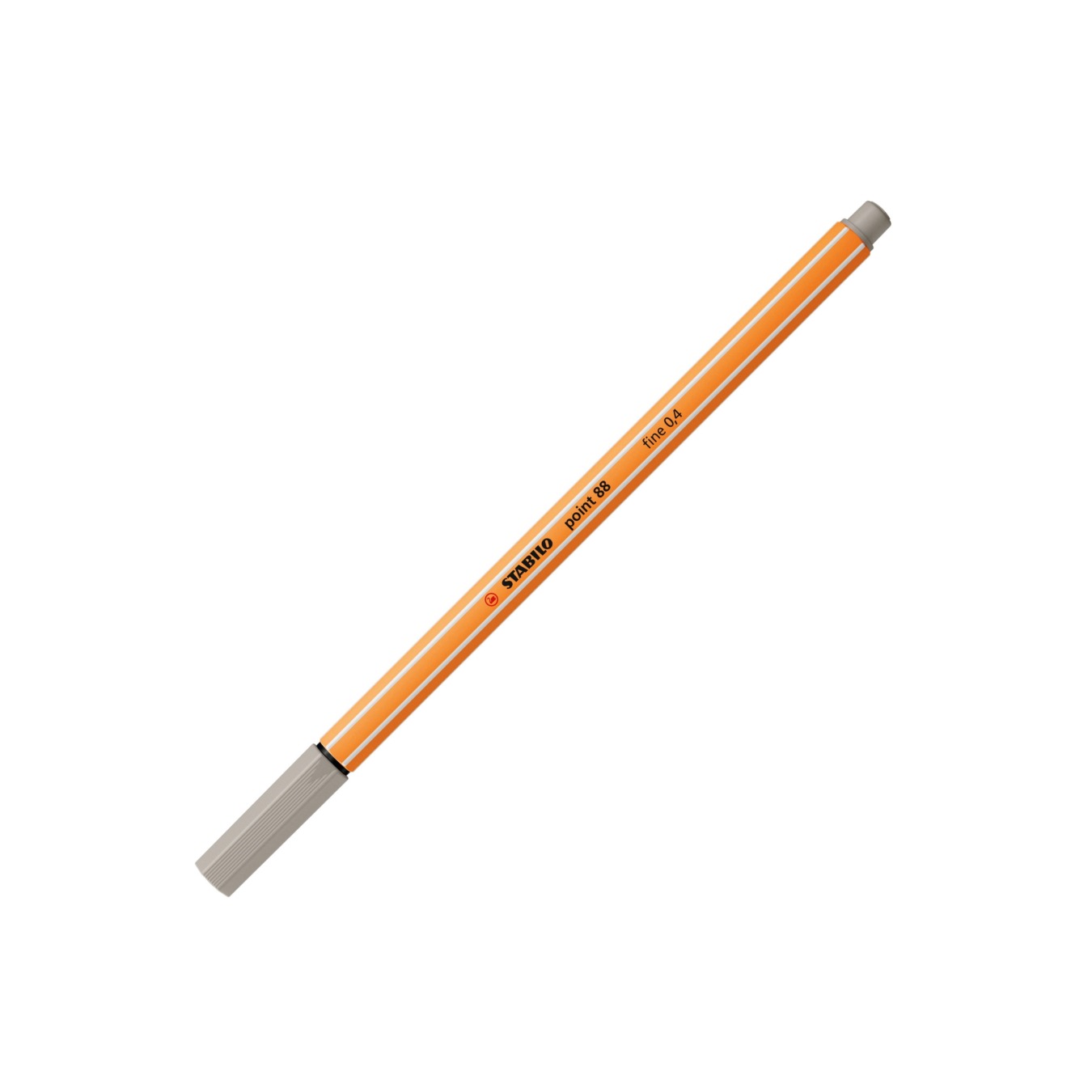 STABILO point 88 Fineliner Einzelstift Warmgrau