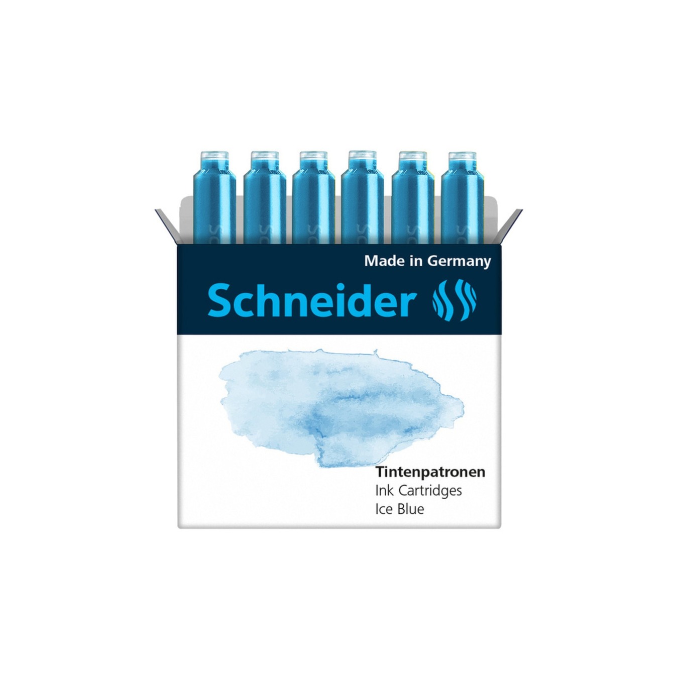 hellblaue Tintenpatronen Schneider