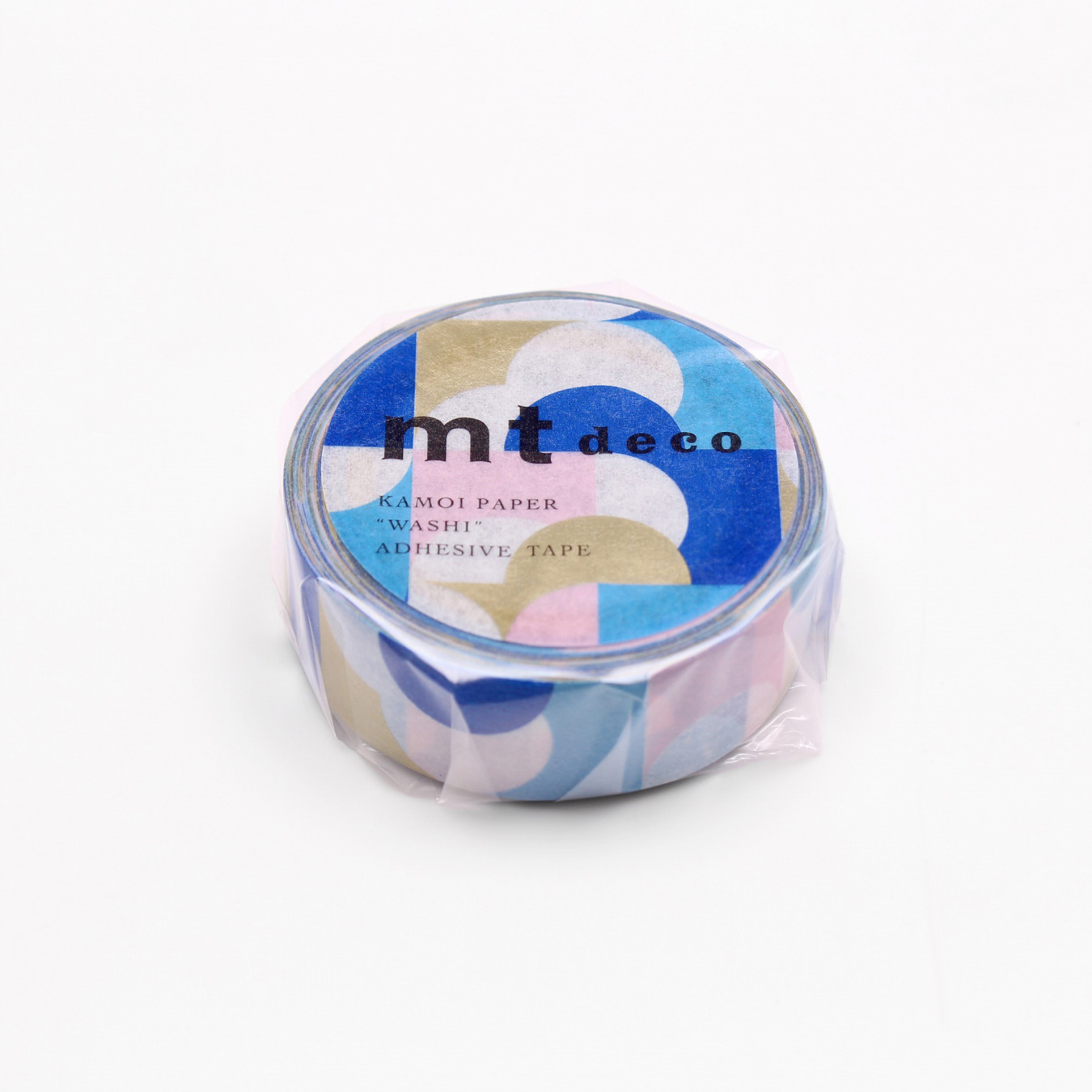 mt Washi Tape Halbkreise Pink-Blau