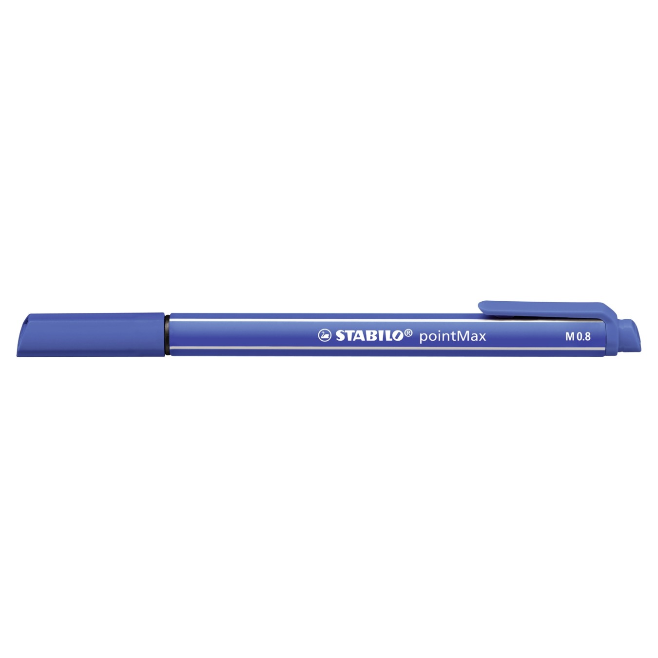 STABILO pointMax 0.8 dünner Filzstift Einzelstift Blau
