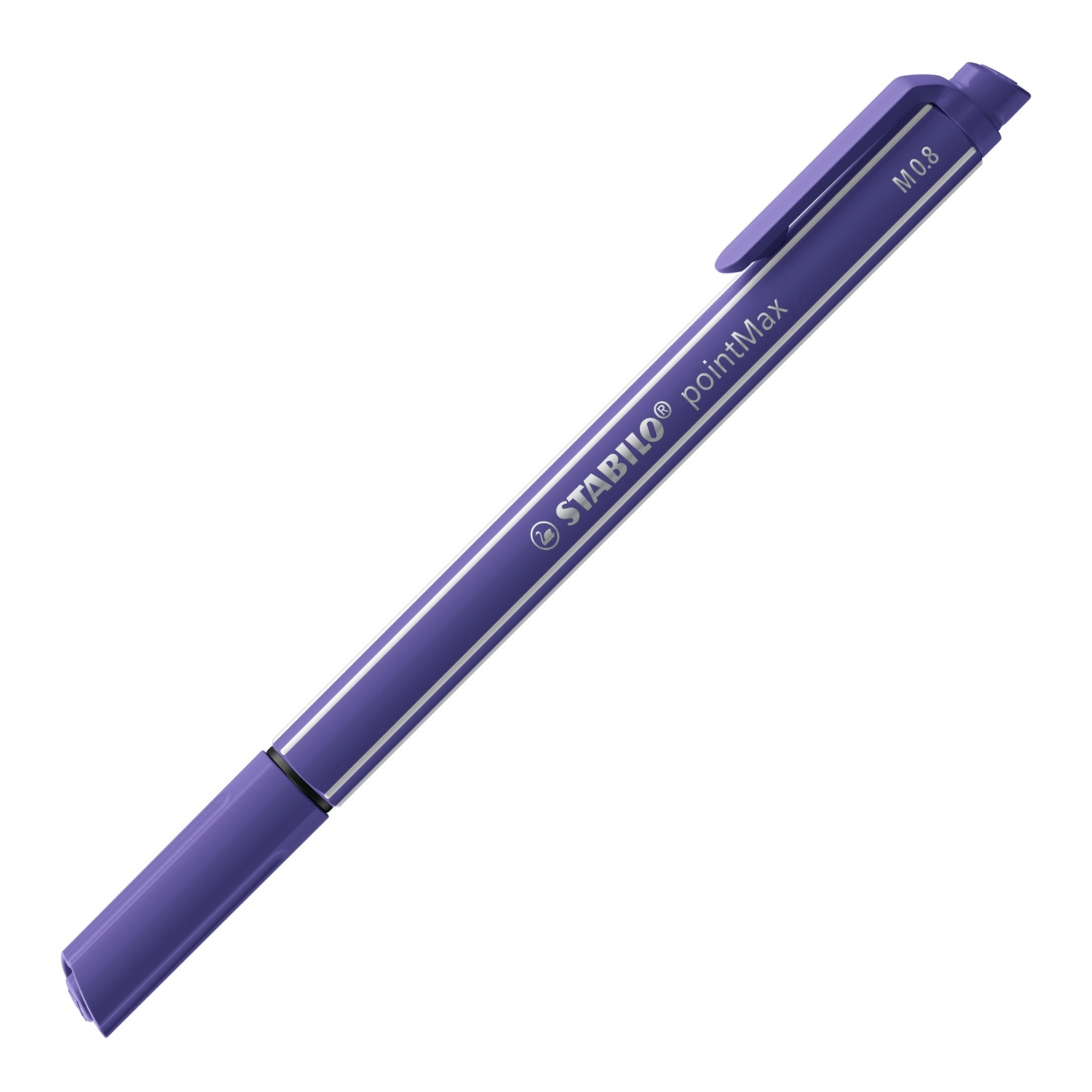 STABILO pointMax 0.8 dünner Filzstift Einzelstift Lila