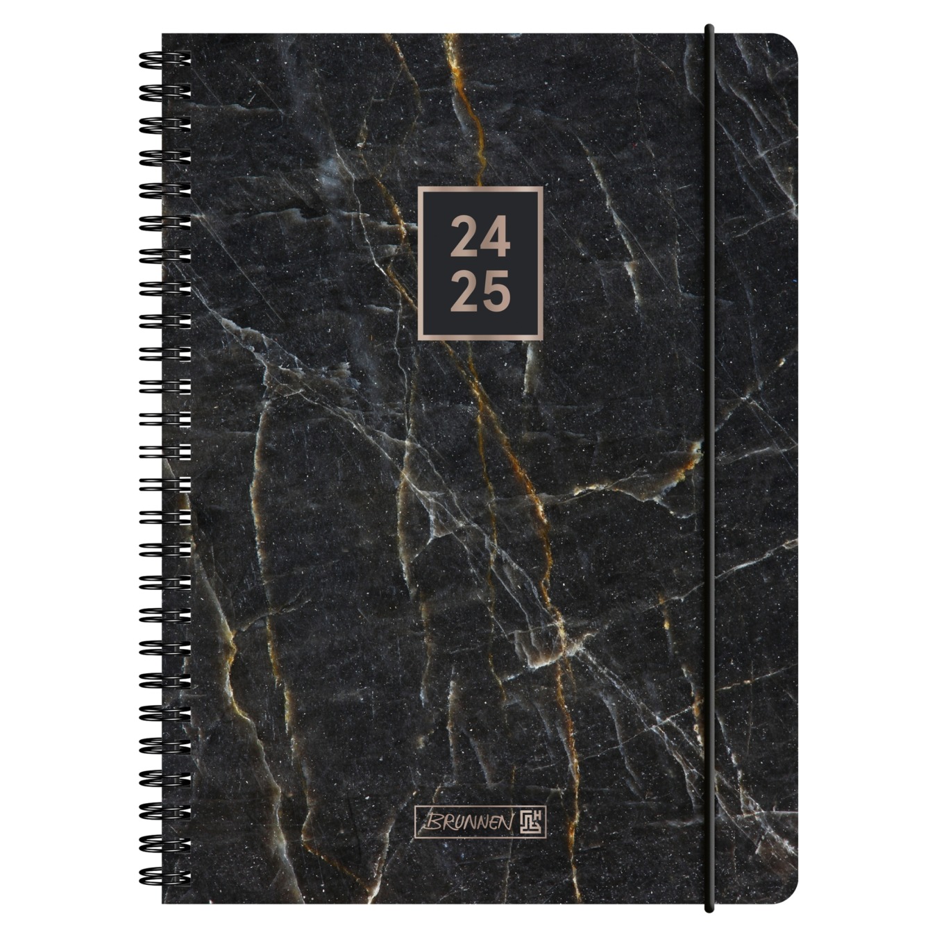 BRUNNEN Wochenplaner A5 Marble 2024-2025