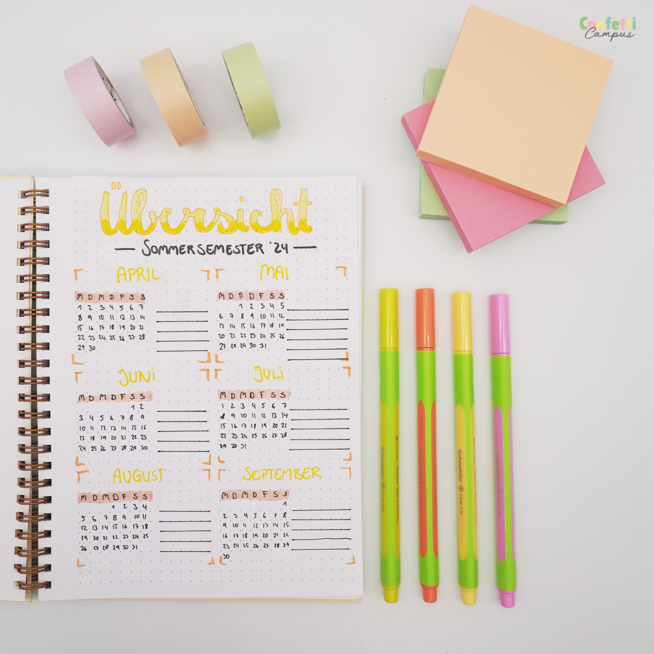 Bullet Journal günstig Uni