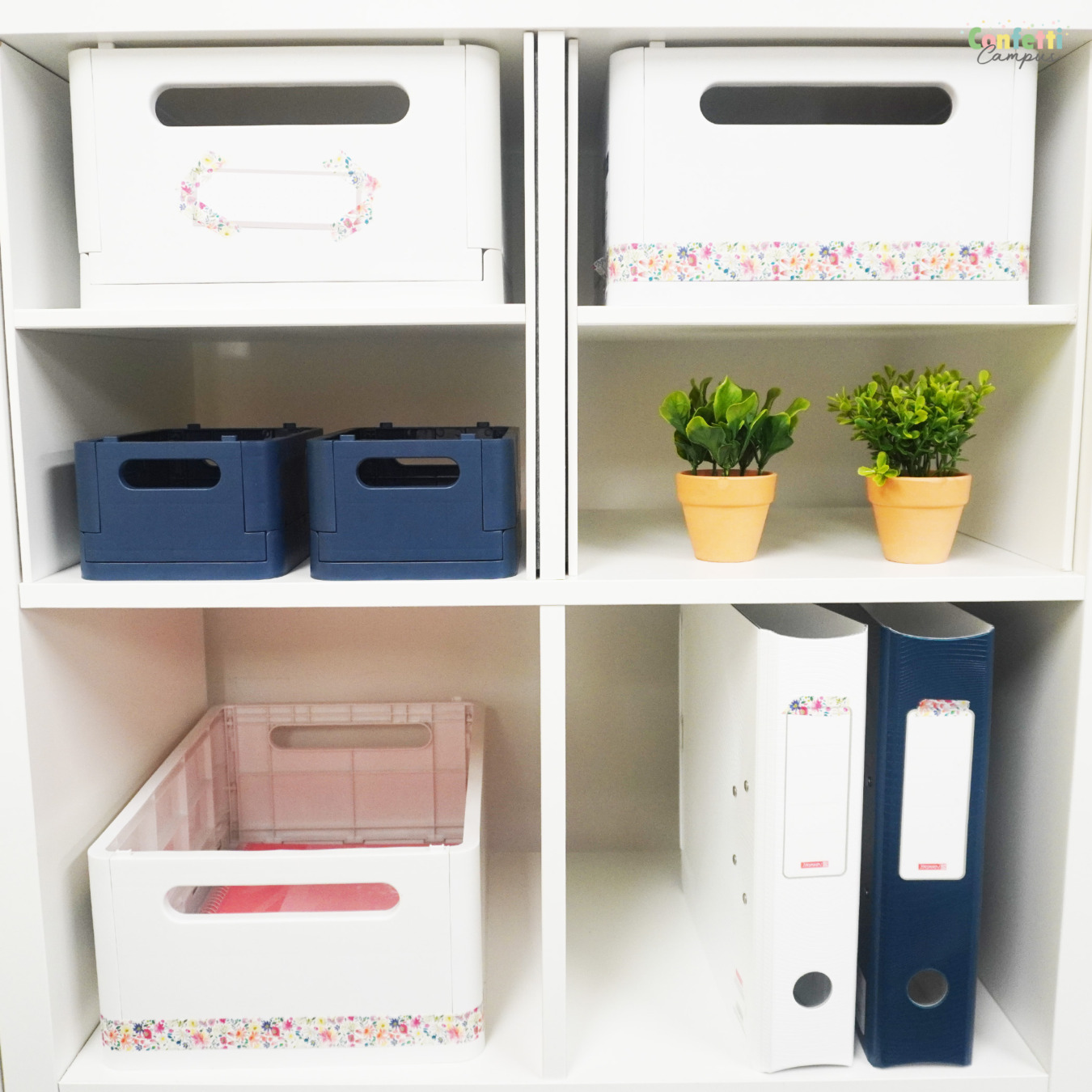 Aufbewahrunsgboxen A4 weiß