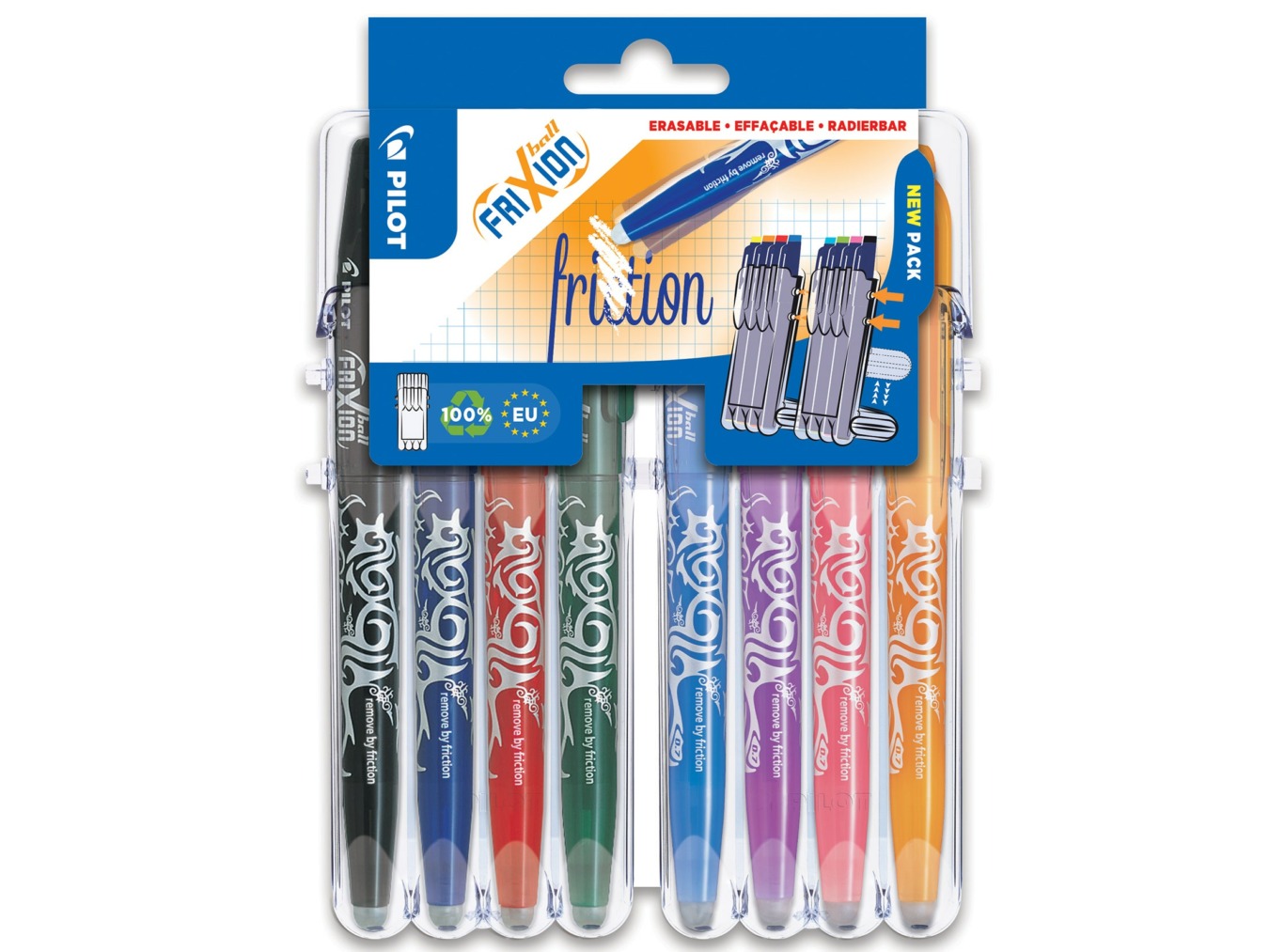 PILOT FriXion Ball radierbare Tintenroller 8er Set