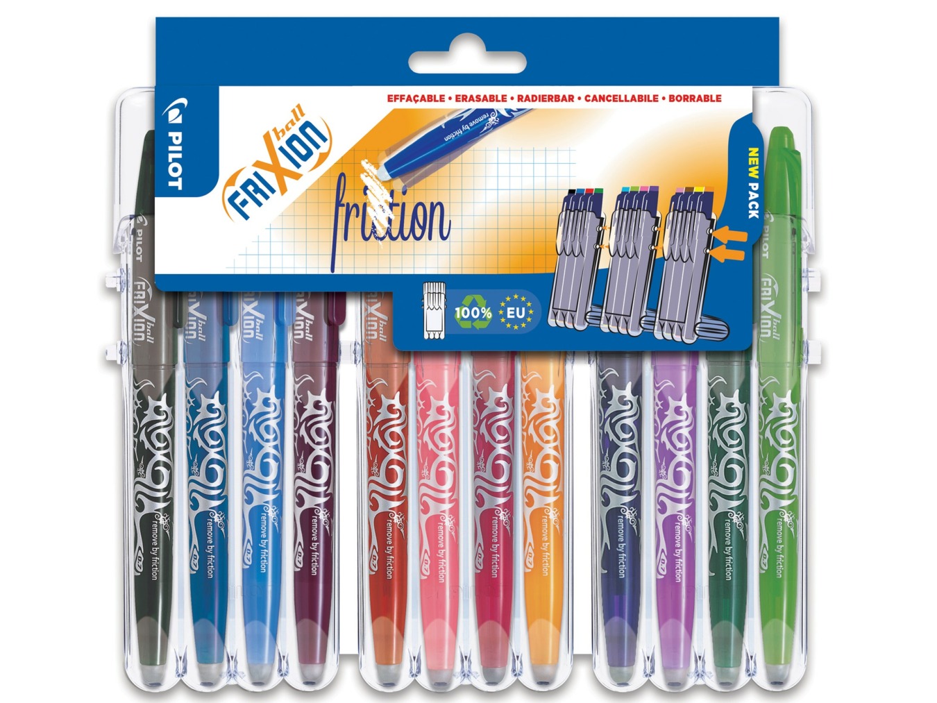PILOT FriXion Ball radierbare Tintenroller 12er Set