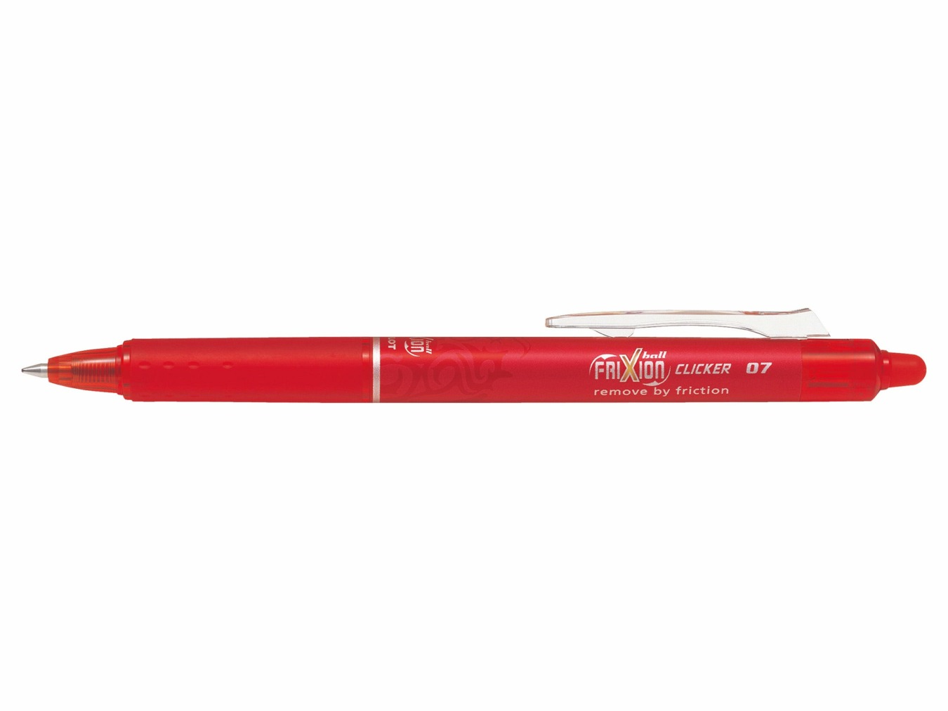 PILOT FriXion Clicker radierbarer Druck-Kugelschreiber Rot