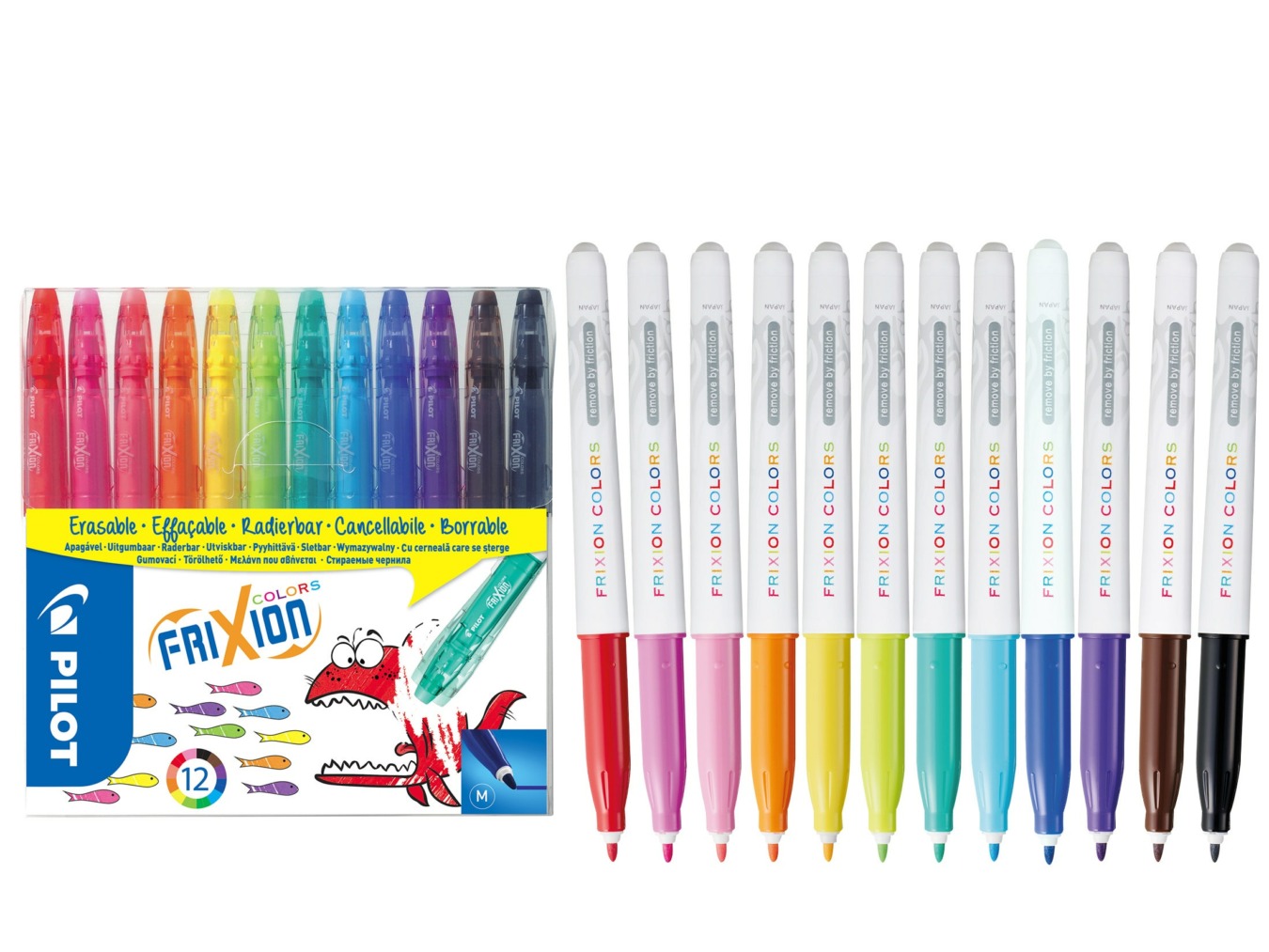 PILOT FriXion Colors radierbare Filzstifte 6er Pack