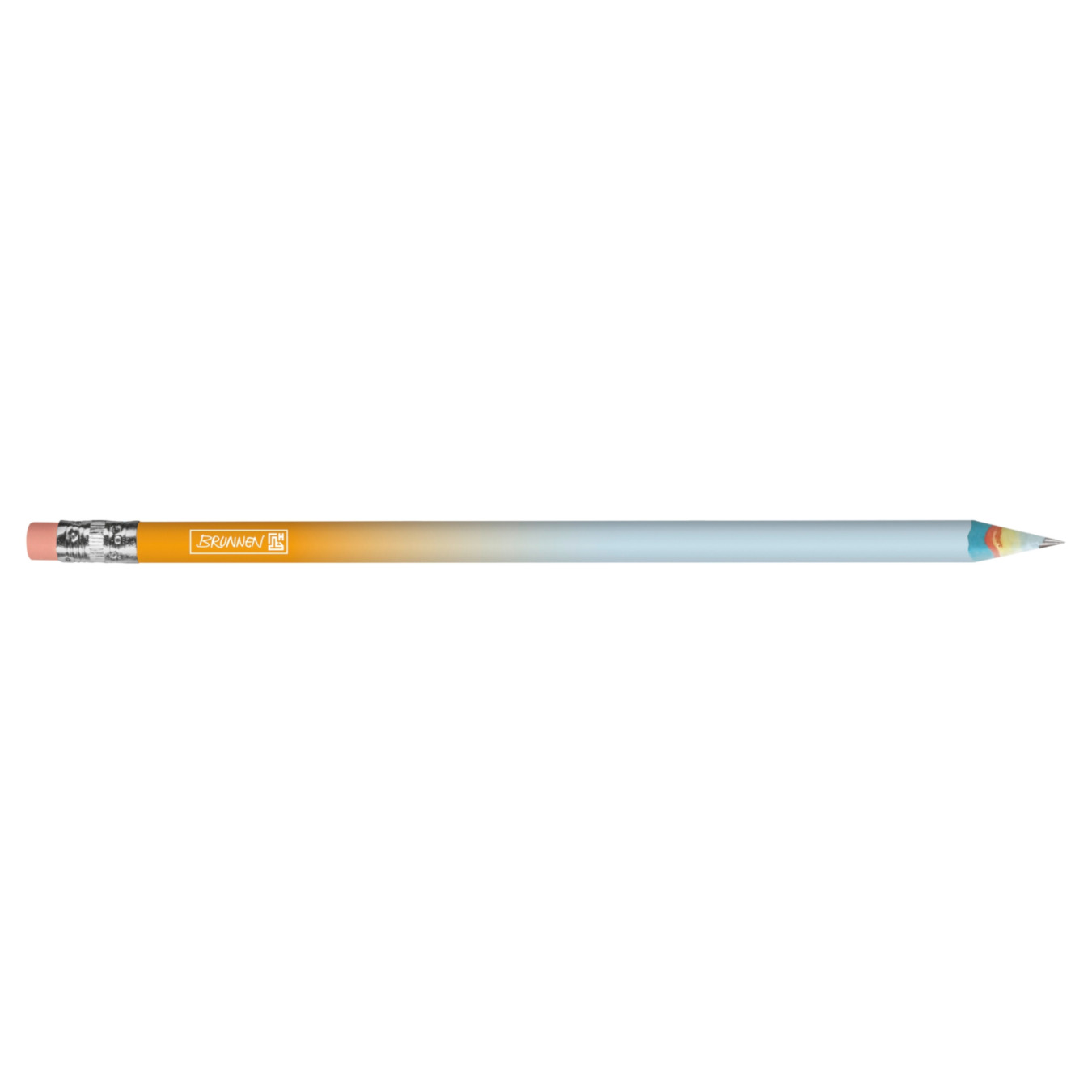 Brunnen Bleistift Rainbow Blau-Orange