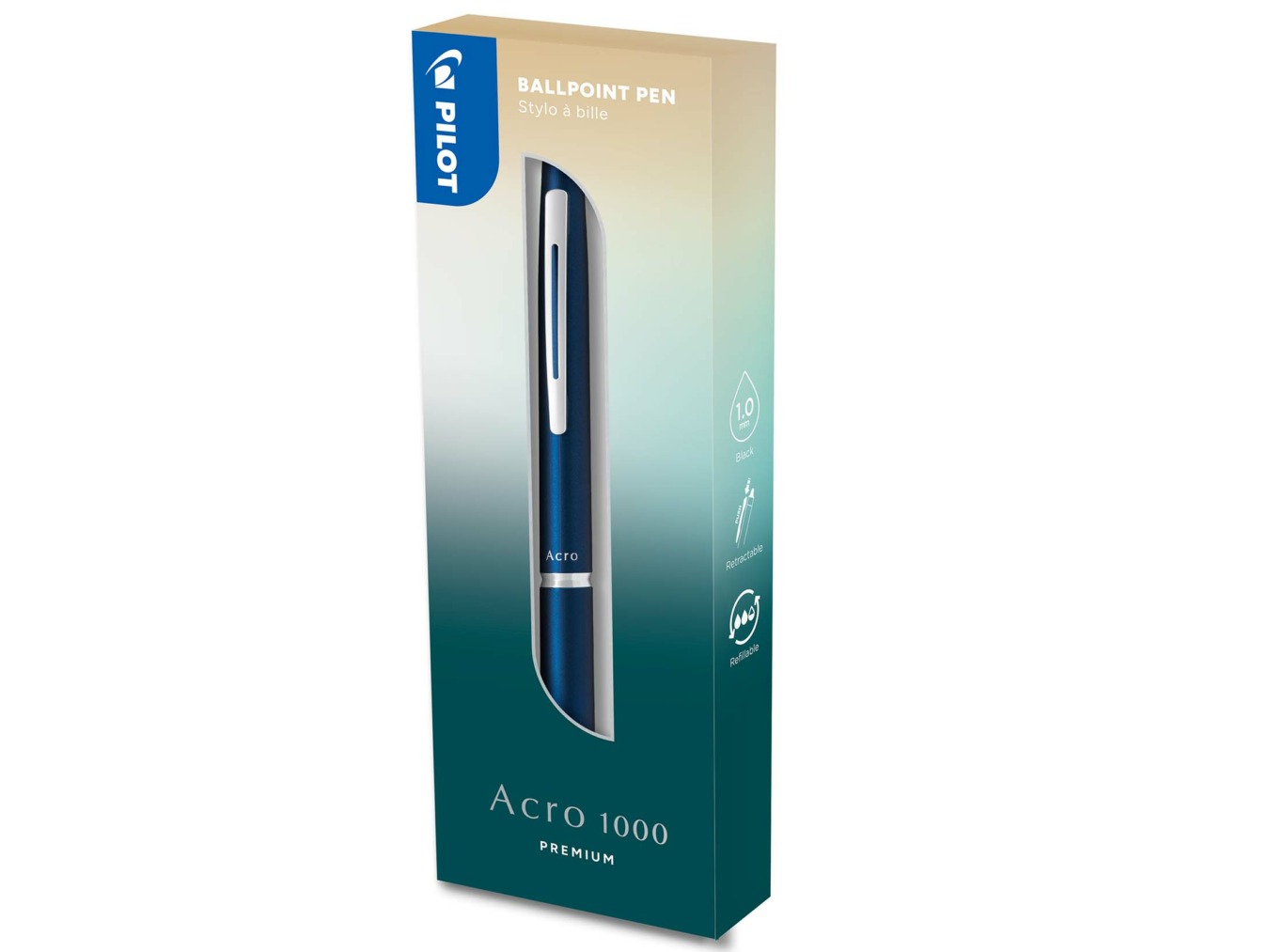 PILOT Acro 1000 hochwertiger Kugelschreiber Dunkelblau