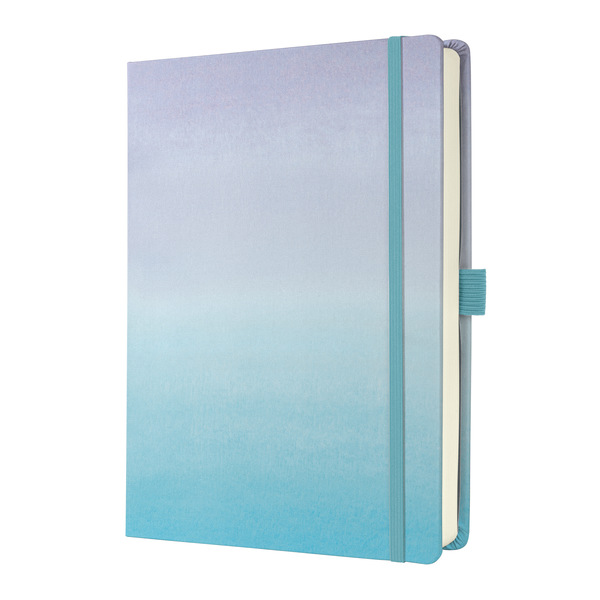 SIGEL Bullet Journal Notizbuch A5 Dotted Gradient Lila-Blau