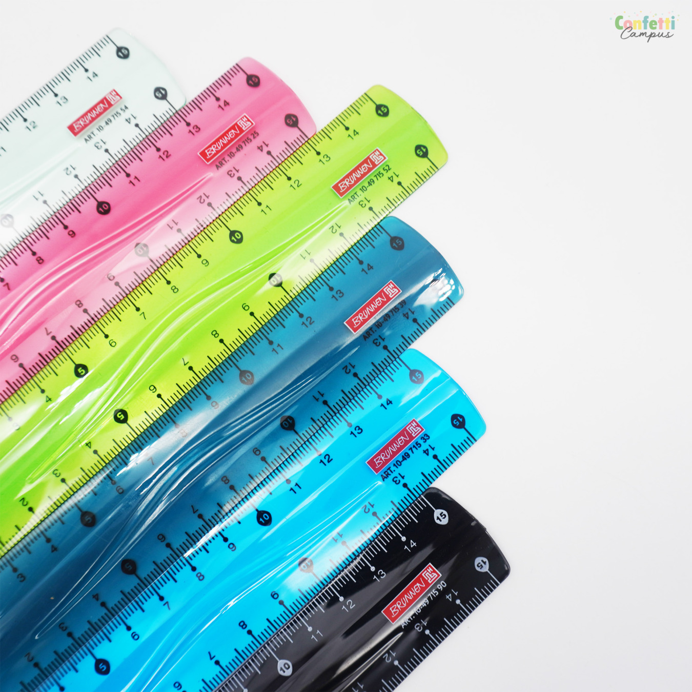 Brunnen Colour Code Lineal verschiedene Farben