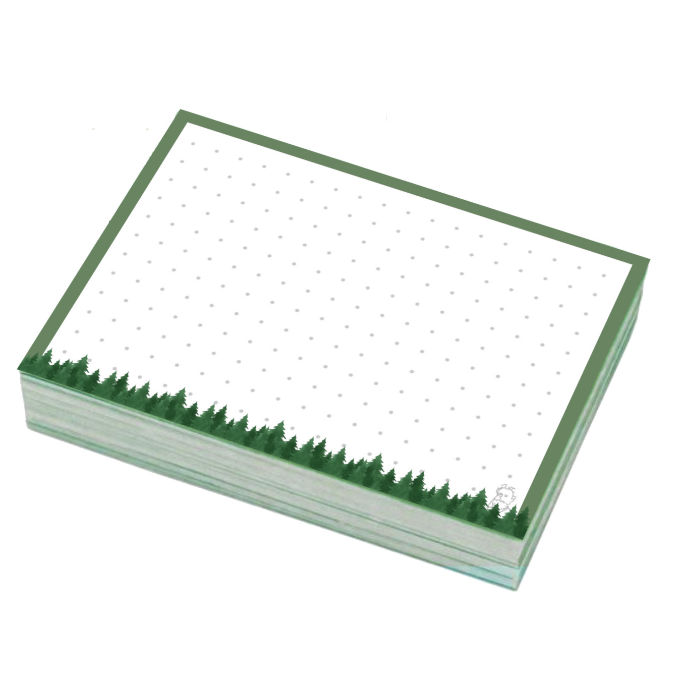 Leitner Flashcards® XMAS Karteikarten A7 Tannenwald Dotted