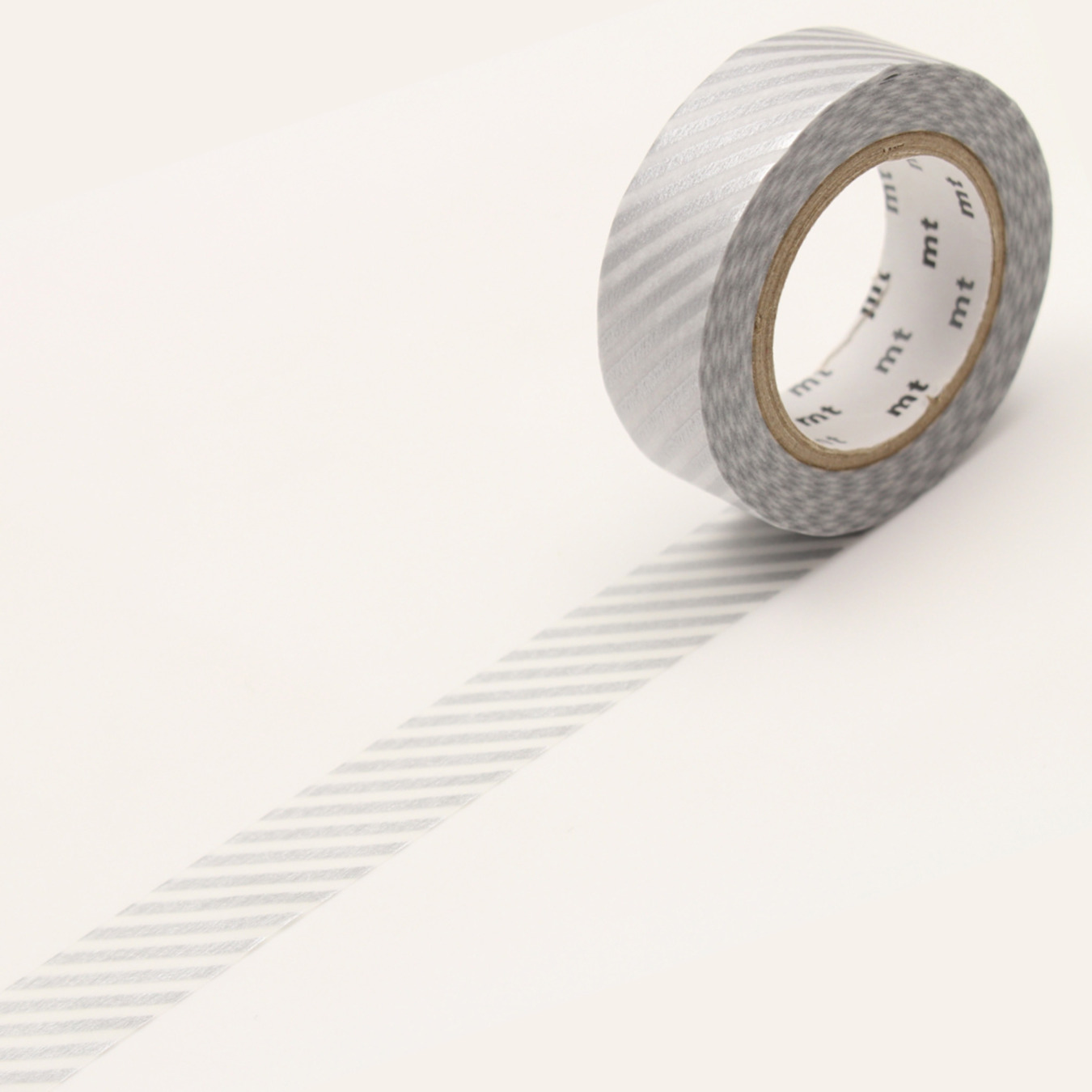 mt Washi Tape Schmale Streifen Silber